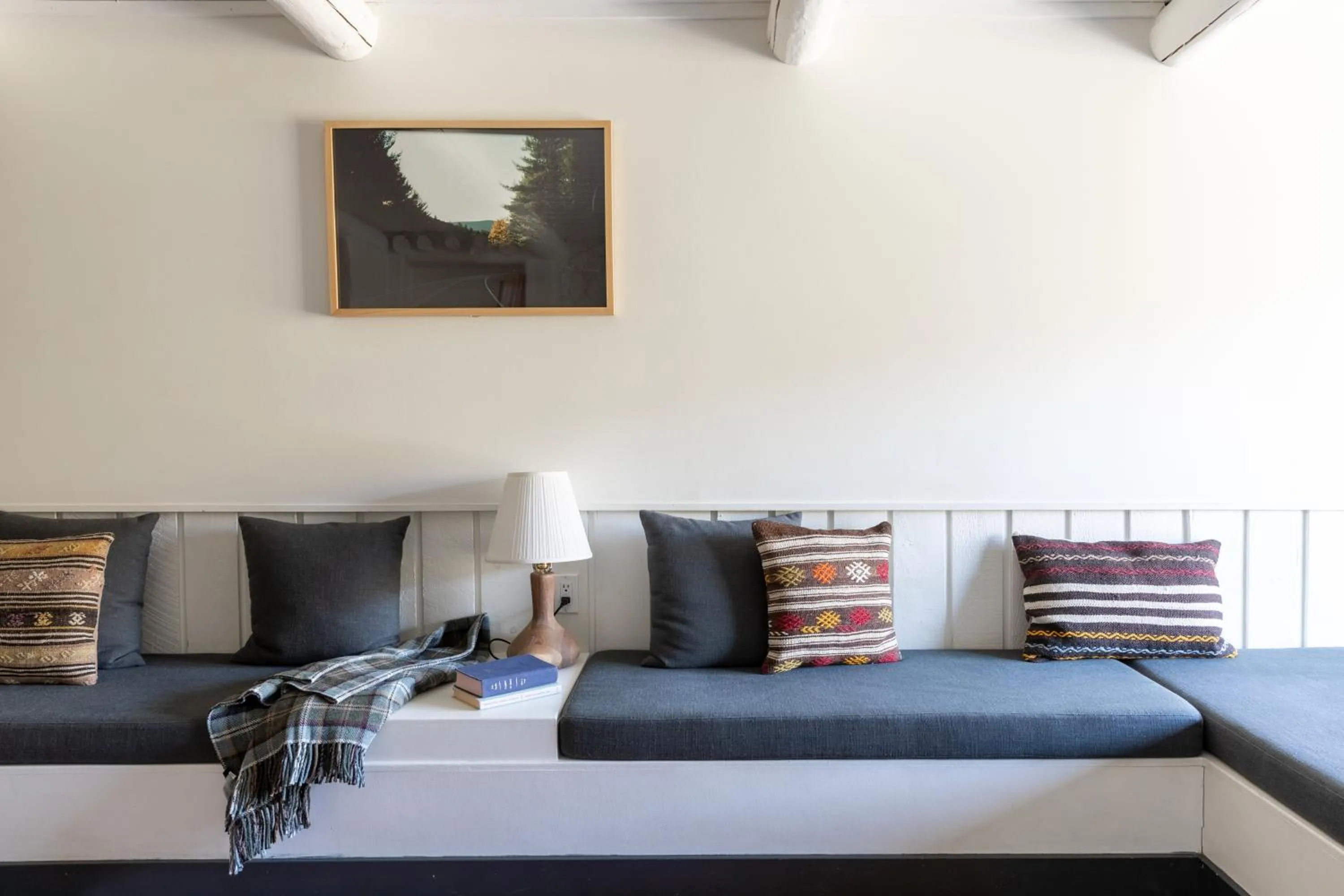 Seating area in Scribner's Catskill Lodge, a Member of Design Hotels
