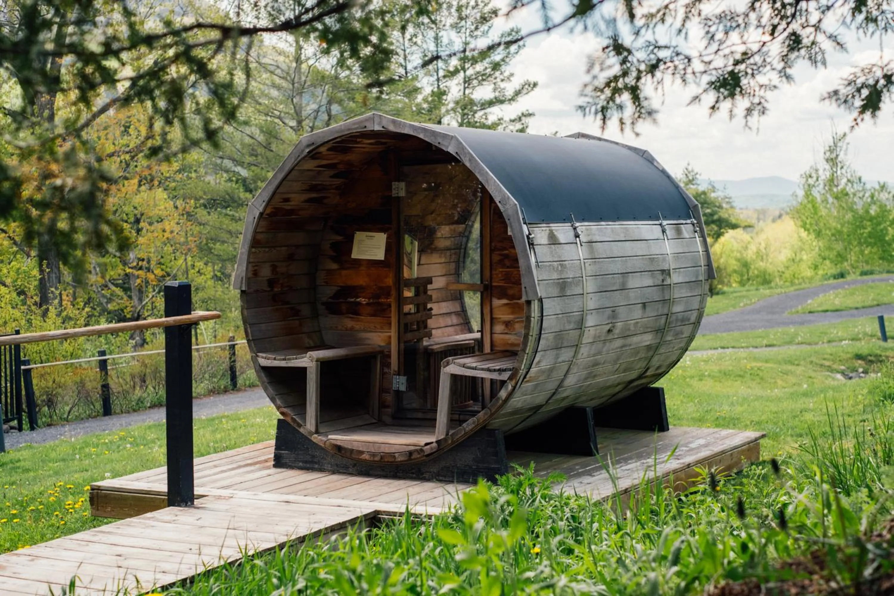 Sauna in Scribner's Catskill Lodge, a Member of Design Hotels