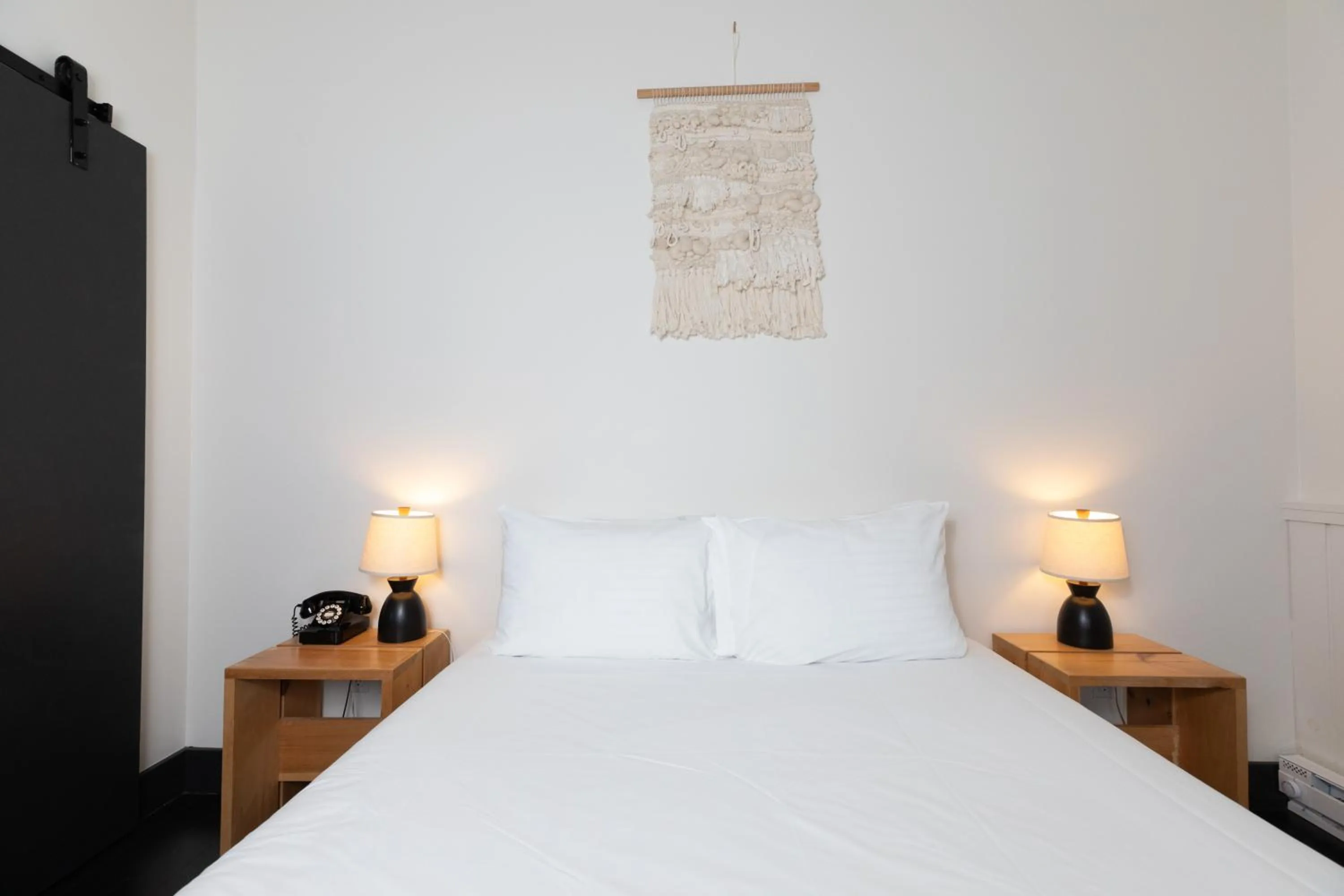 Bed in Scribner's Catskill Lodge, a Member of Design Hotels
