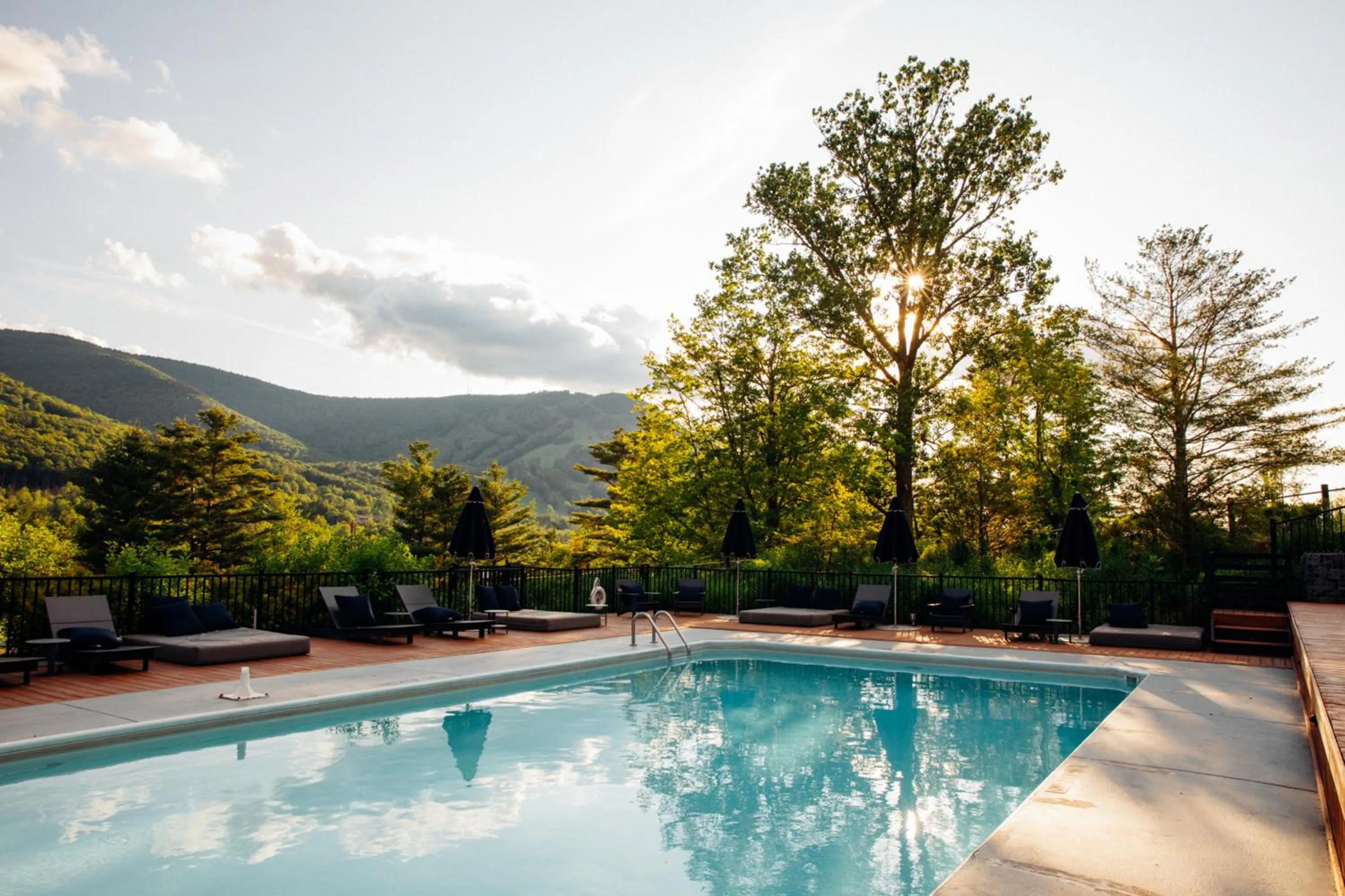 Swimming pool in Scribner's Catskill Lodge, a Member of Design Hotels