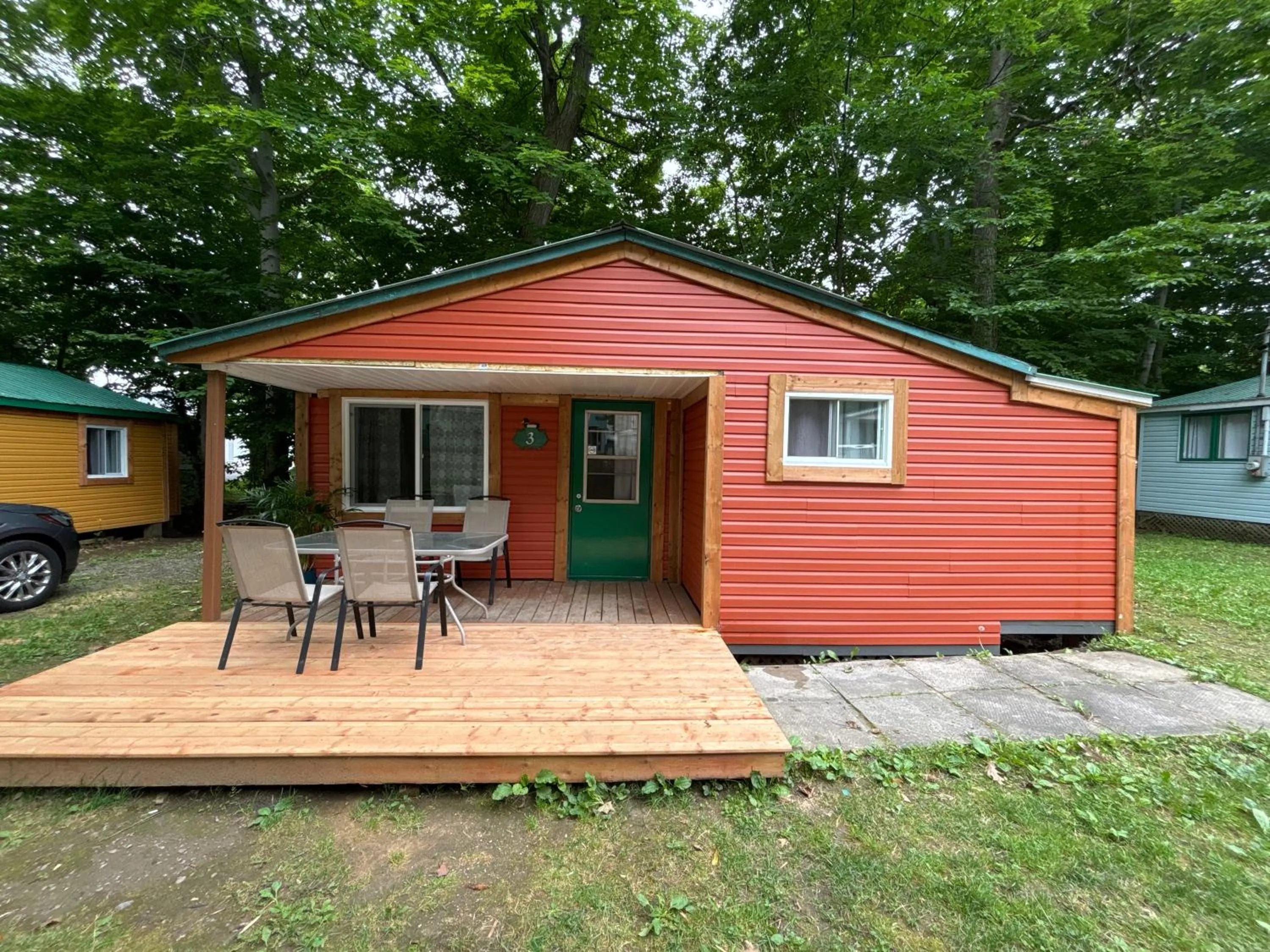 Two-Bedroom Chalet in Camping Chalets Lac St-Augustin