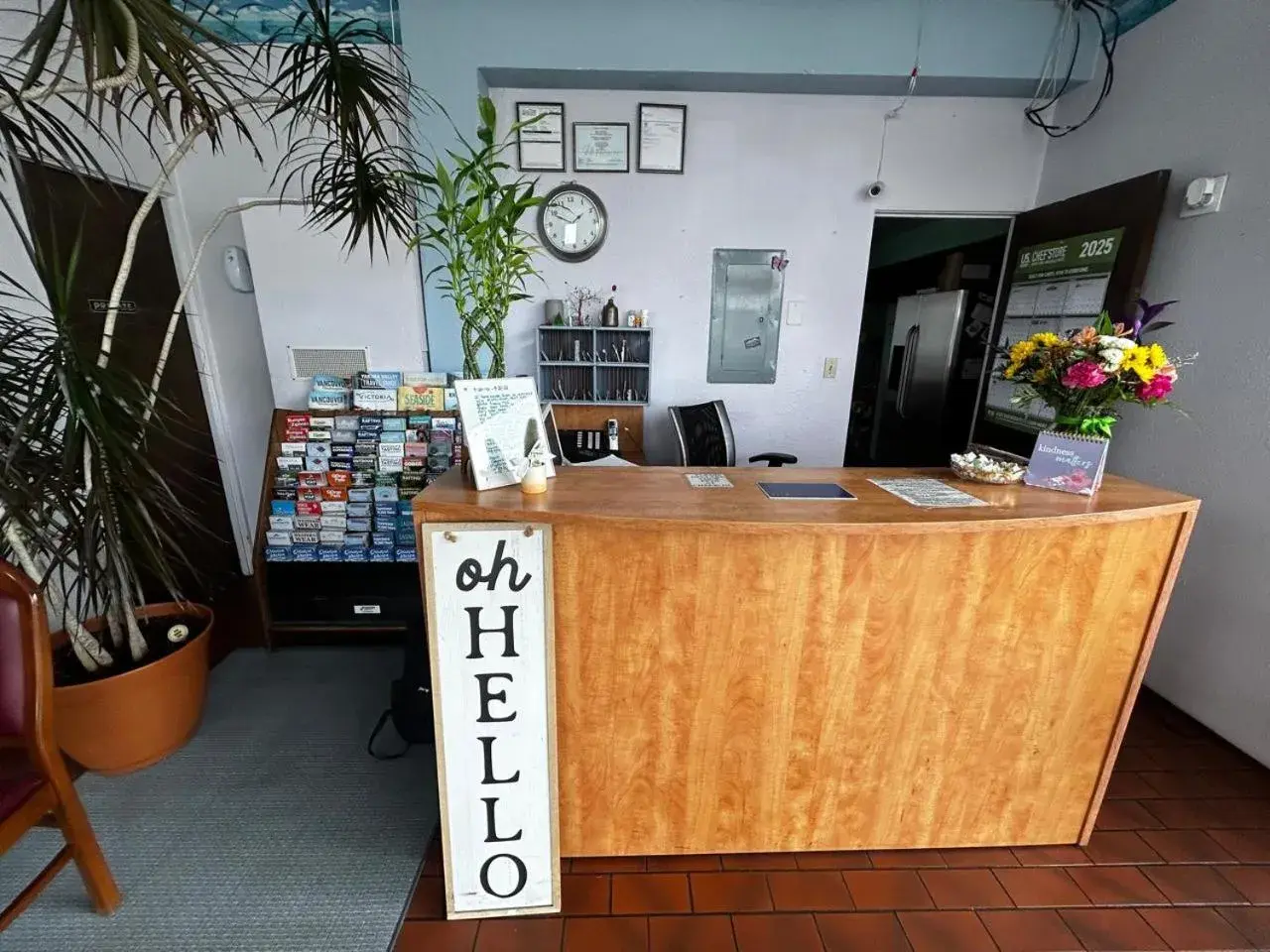 Lobby or reception in Travelers Inn by OYO Longview Kelso Lobby or reception in Travelers Inn by OYO Longview Kelso