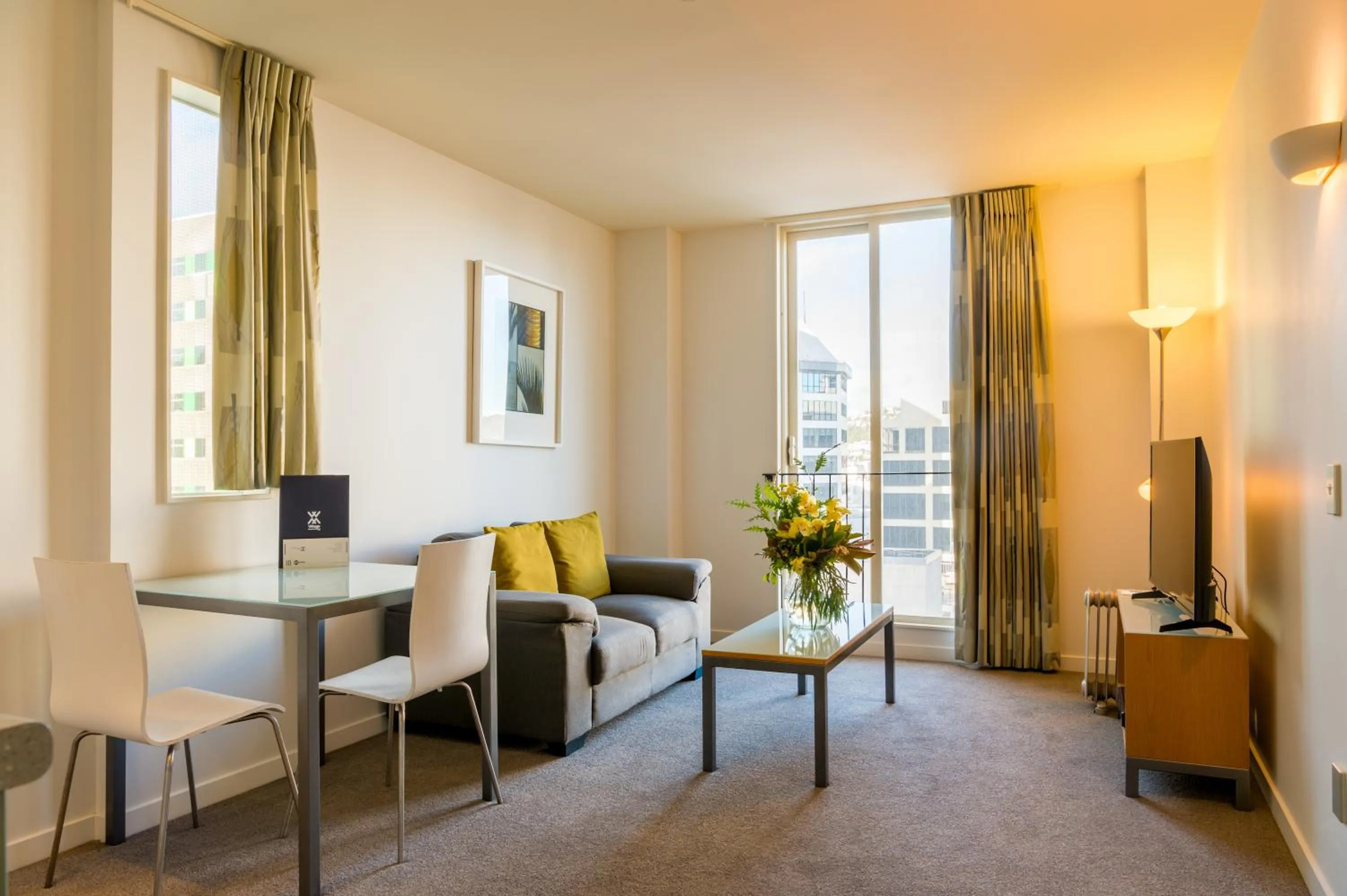 Living room in Astelia Apartment Hotel