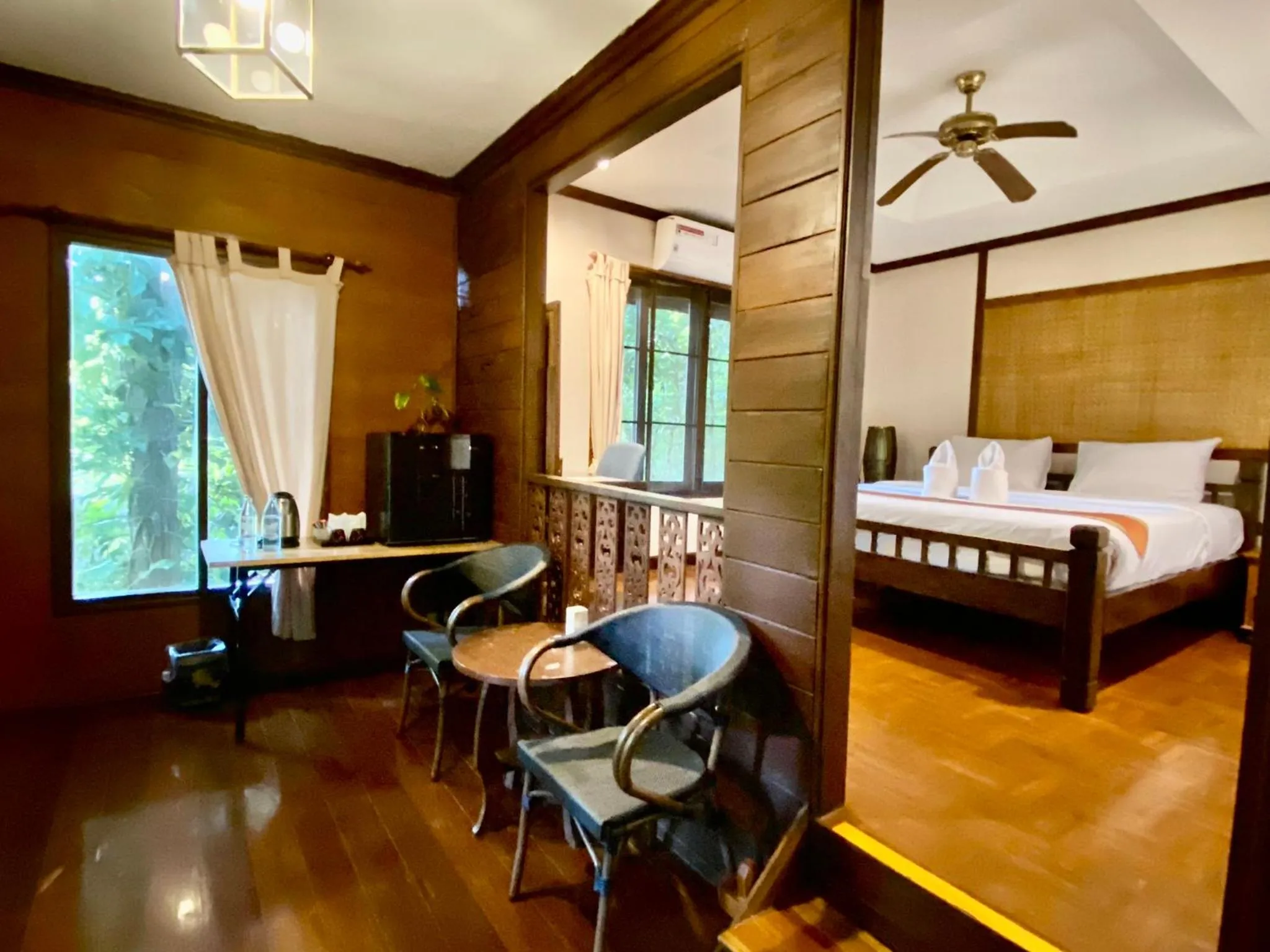 Bed in Fern Resort Mae Hong Son