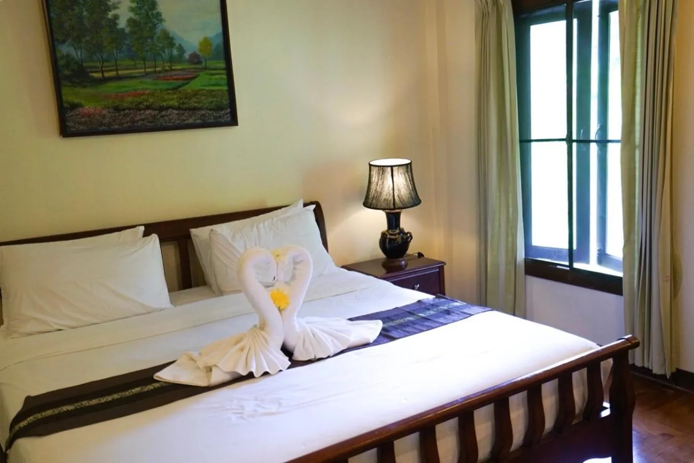 Bed in Fern Resort Mae Hong Son