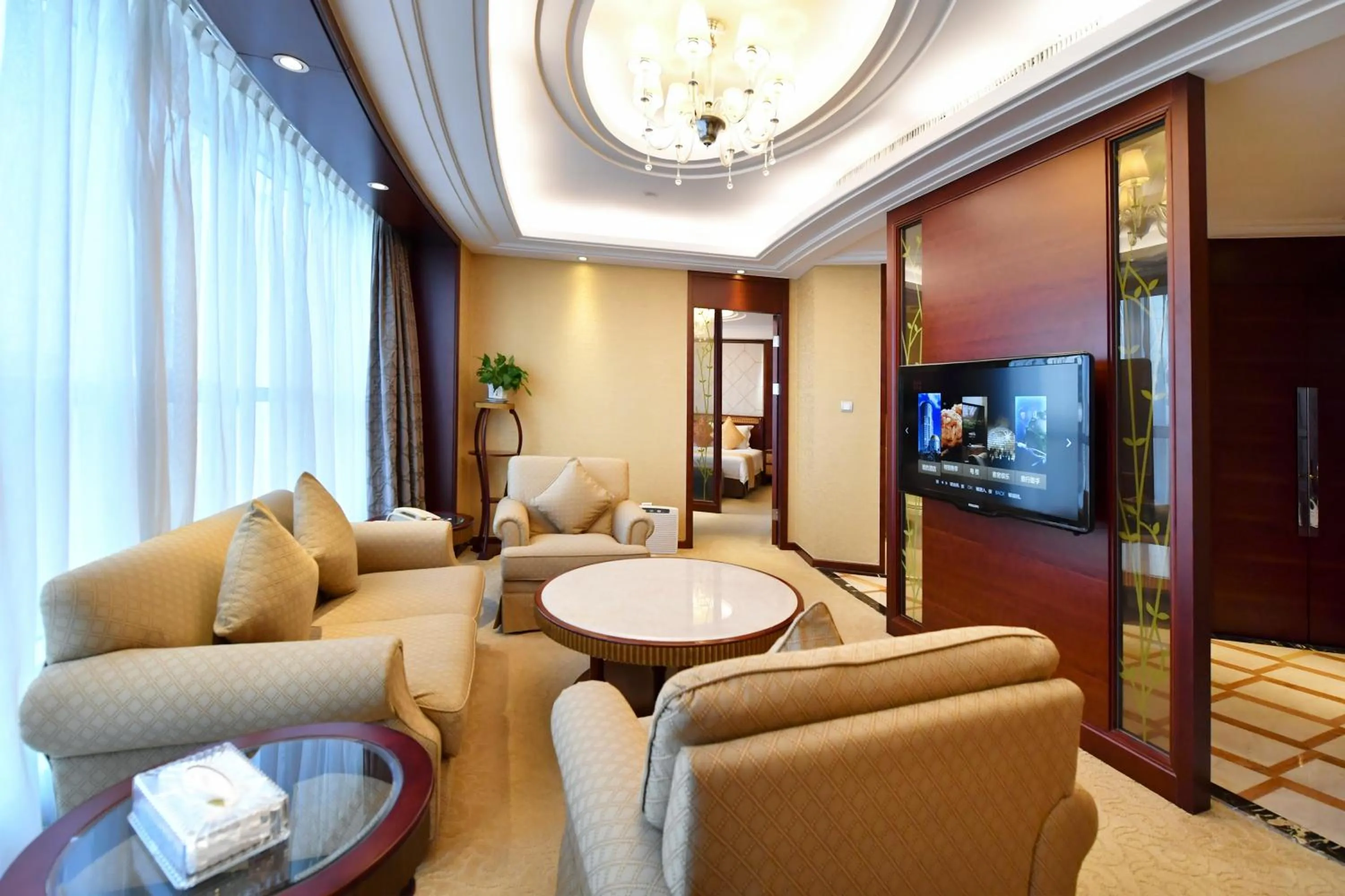 Living room in Central Hotel Shanghai - Nanjing Road