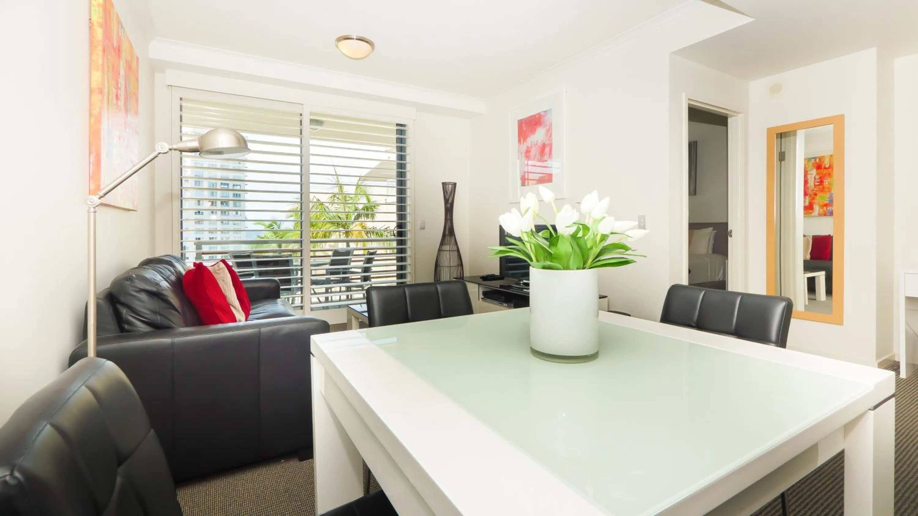 Seating area in Swell Resort Burleigh Heads