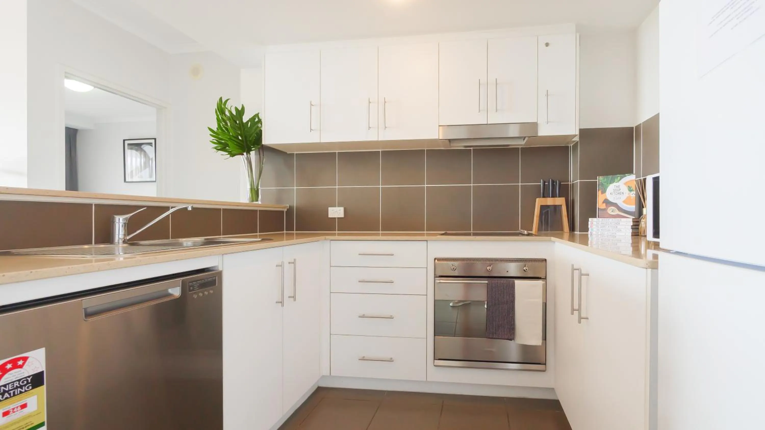kitchen in Swell Resort Burleigh Heads