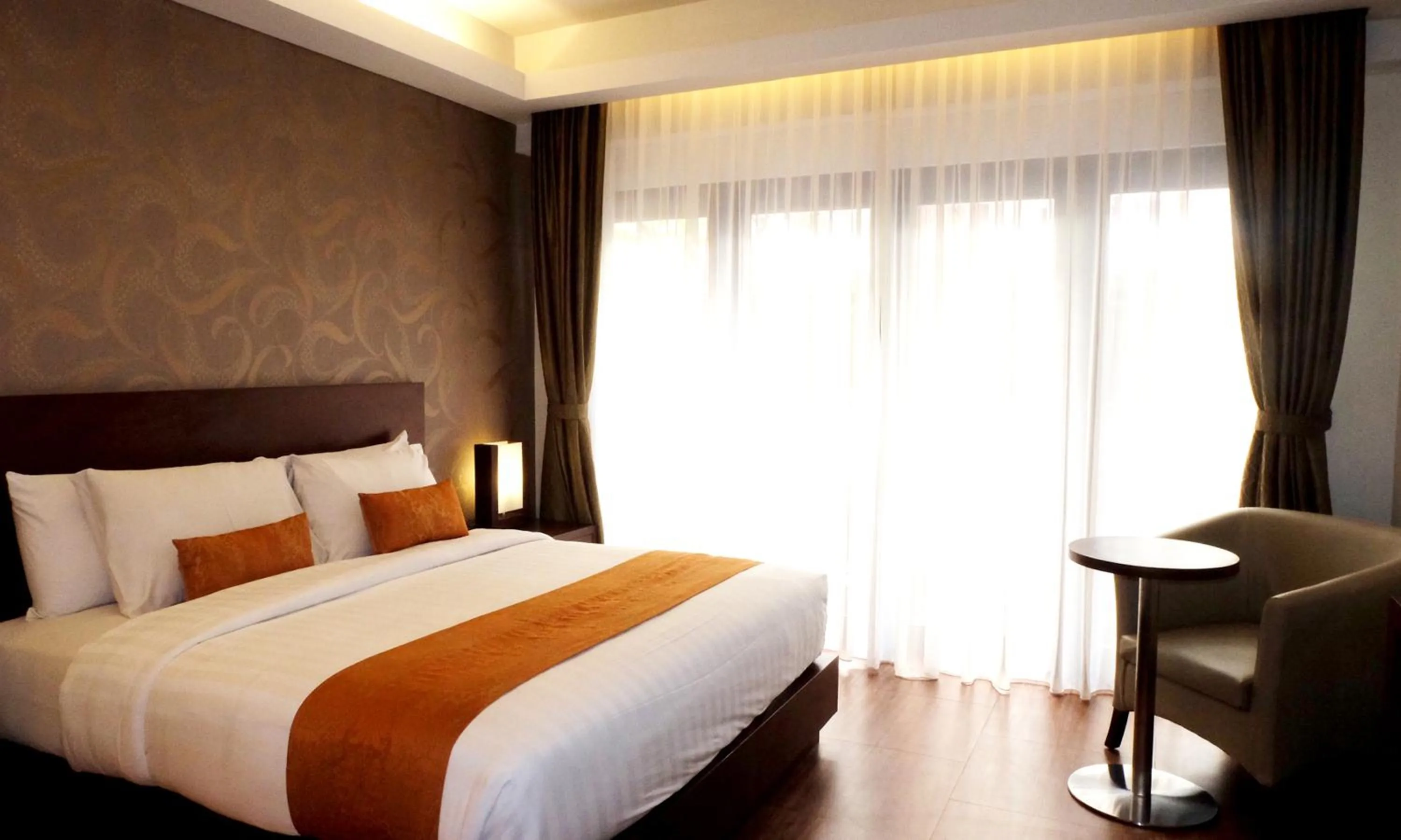 Bedroom, Bed in d'primahotel Seminyak