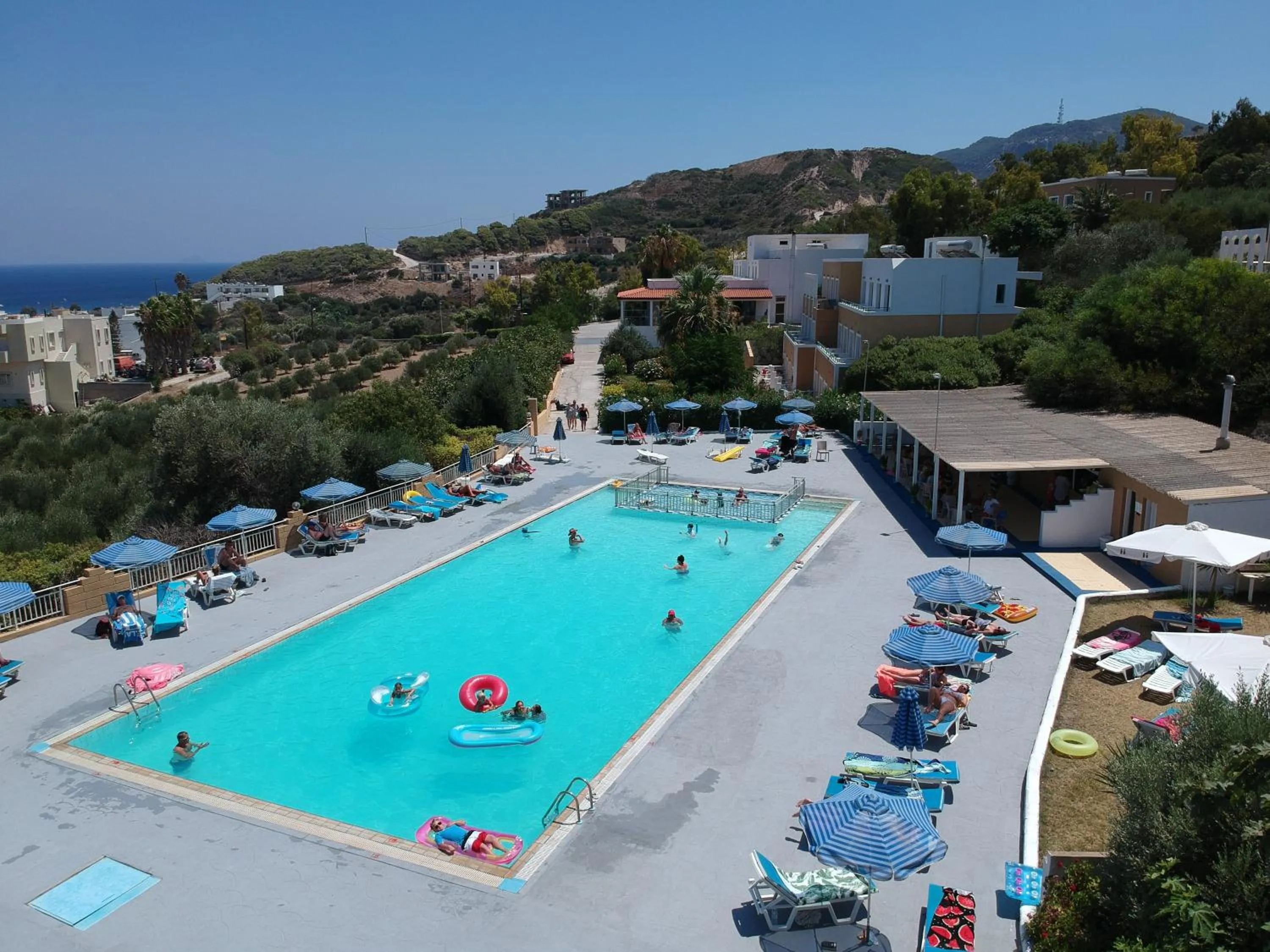 Swimming pool in Hermes Hotel