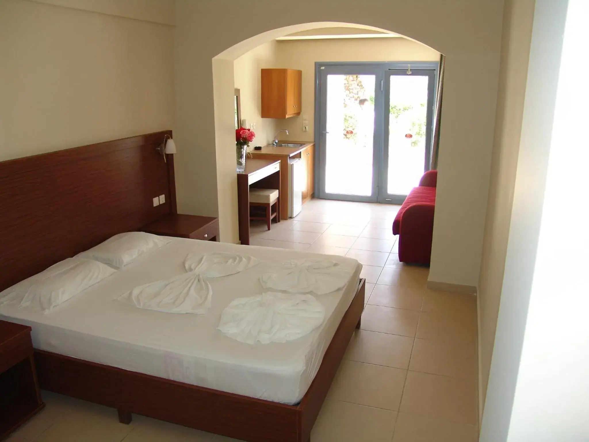 Bed in Hermes Hotel Bed in Hermes Hotel