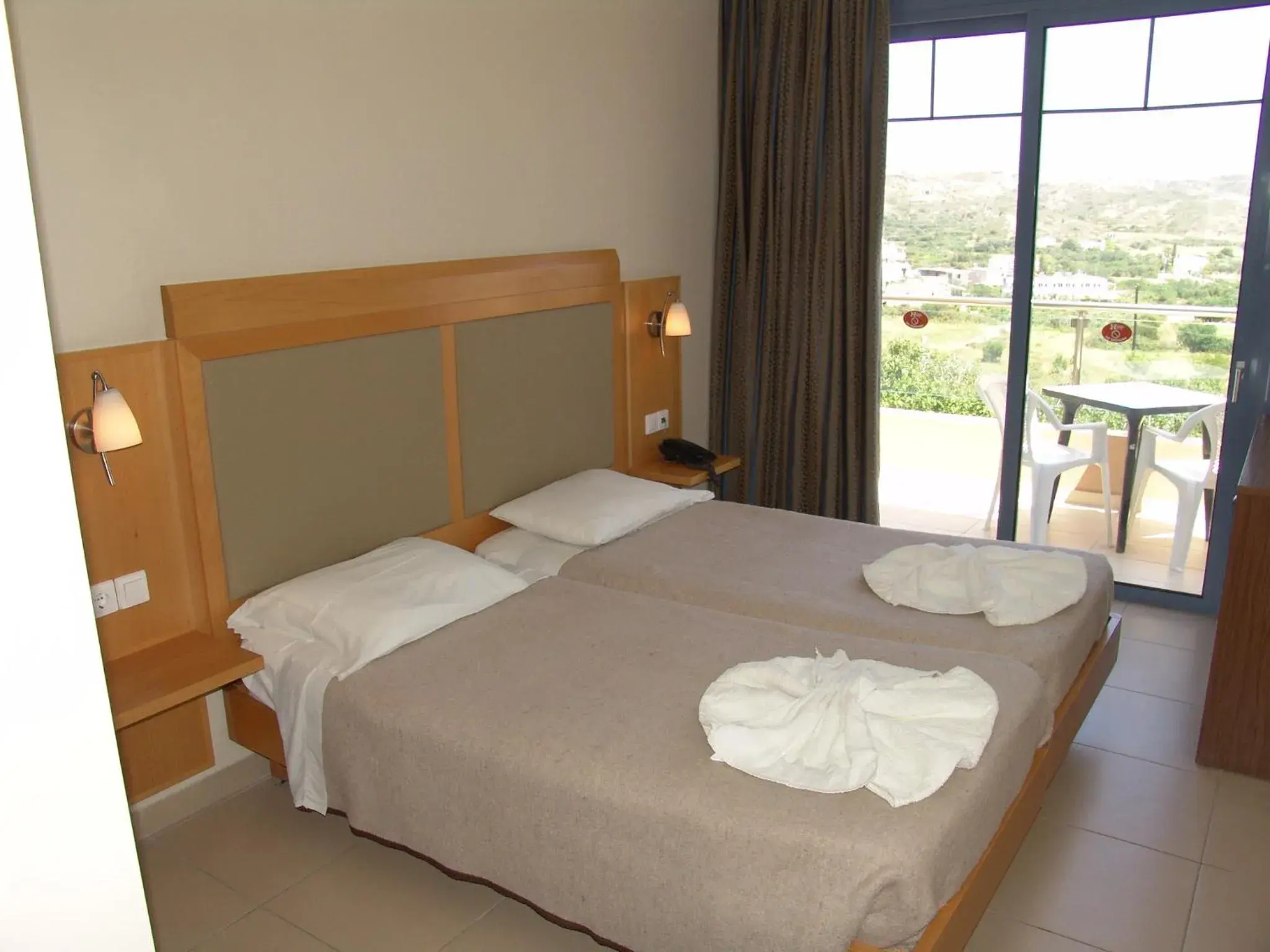 Bed in Hermes Hotel Bed in Hermes Hotel