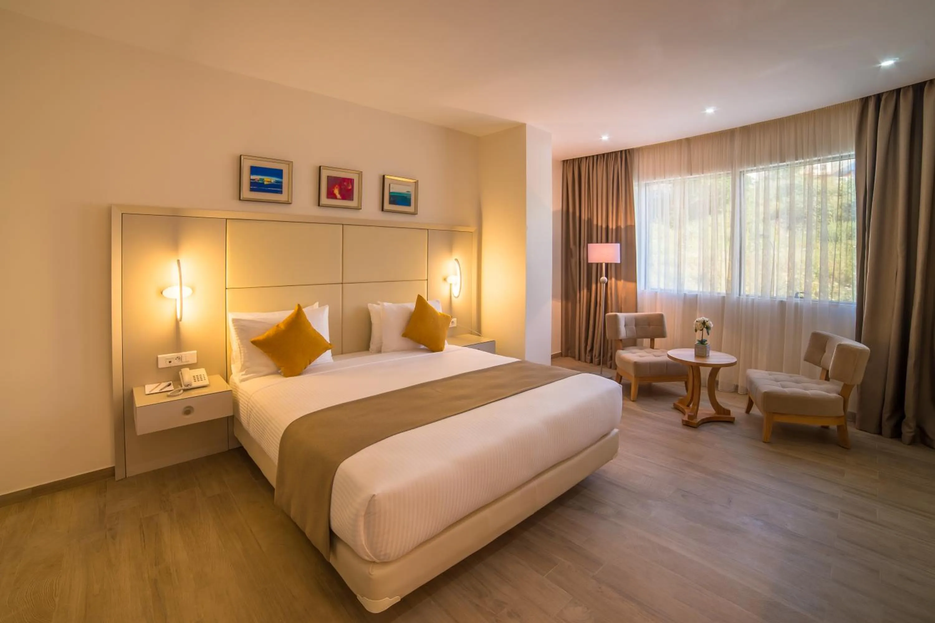 Bed in Hôtel Sidi Yahia