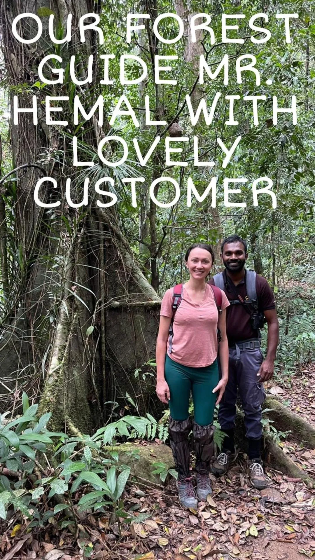 People in Sinharaja Forest Gate