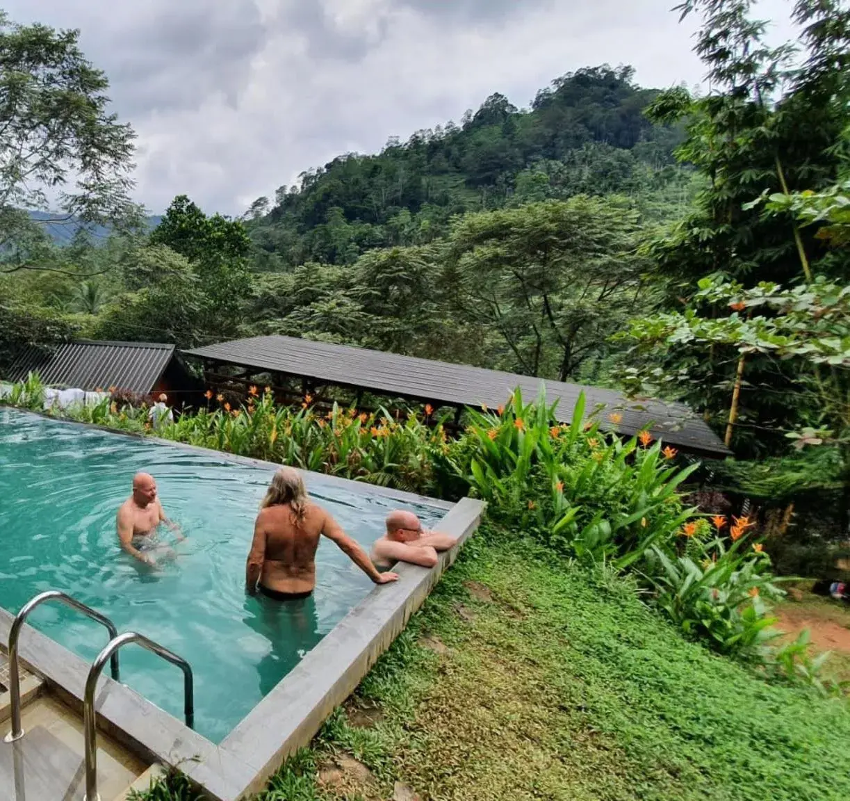 Swimming pool in Sinharaja Forest Gate Swimming pool in Sinharaja Forest Gate
