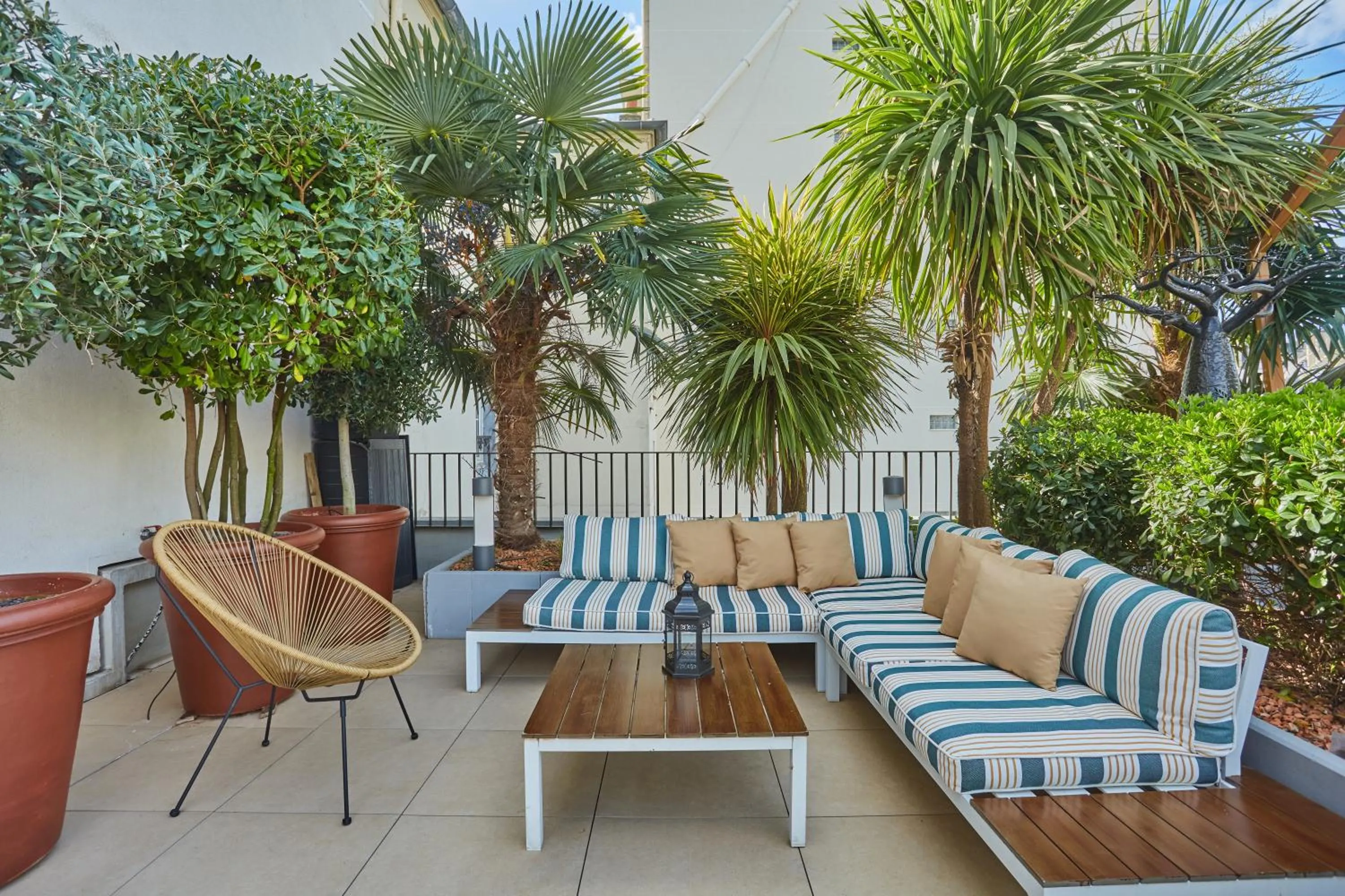 Patio in Jardins de Mademoiselle Hôtel & Spa