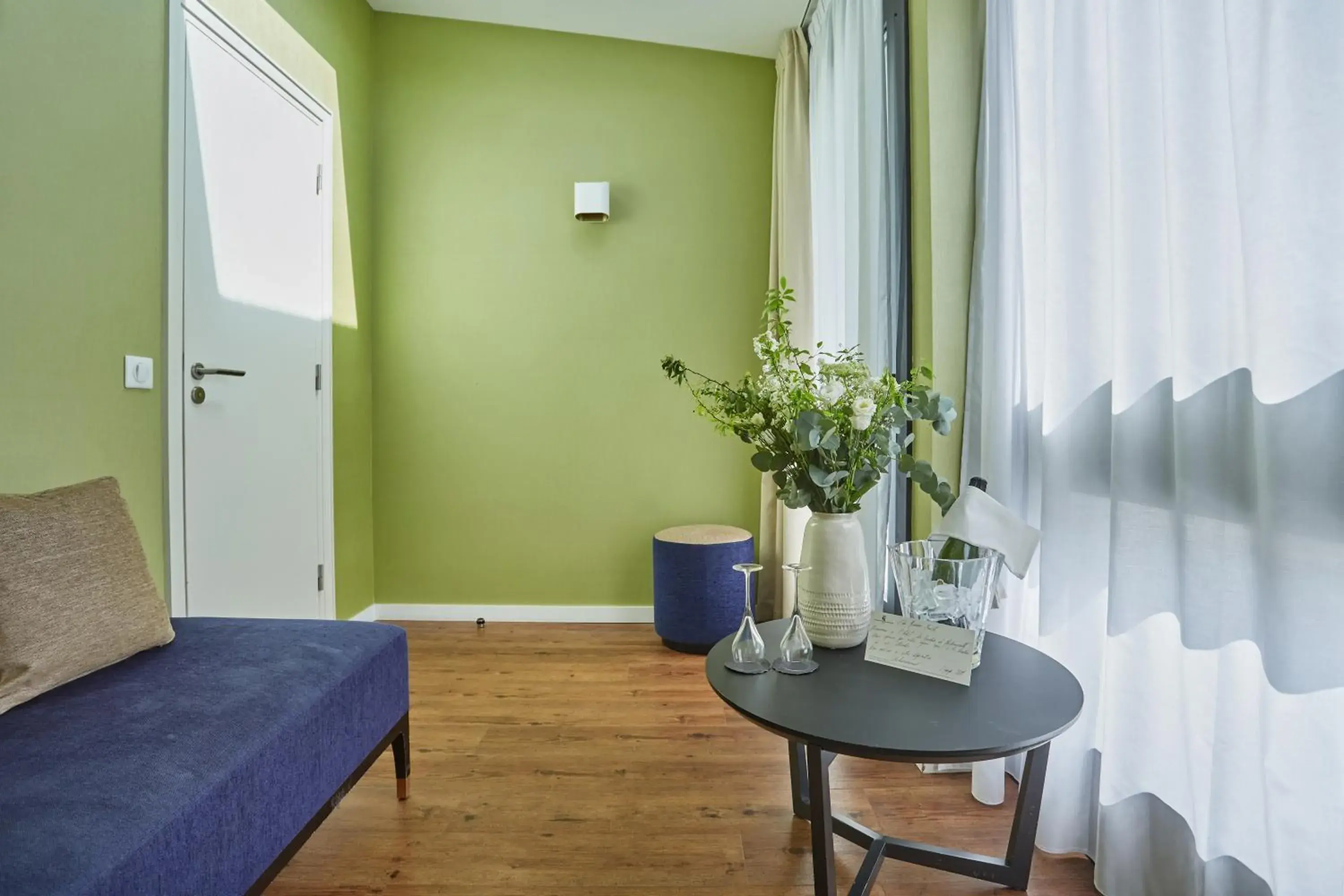 Bedroom in Jardins de Mademoiselle Hôtel & Spa Bedroom in Jardins de Mademoiselle Hôtel & Spa