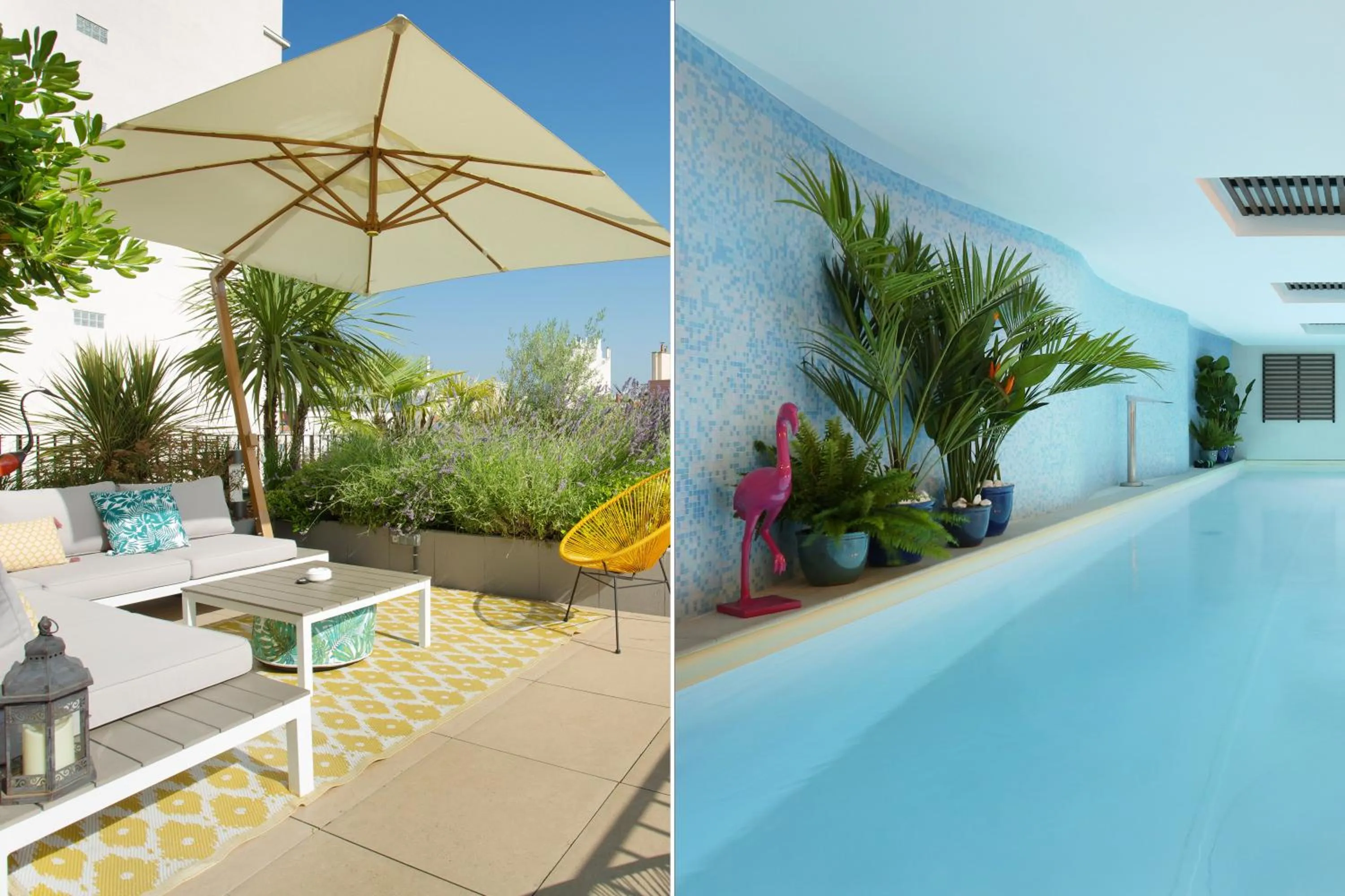 Patio in Jardins de Mademoiselle Hôtel & Spa