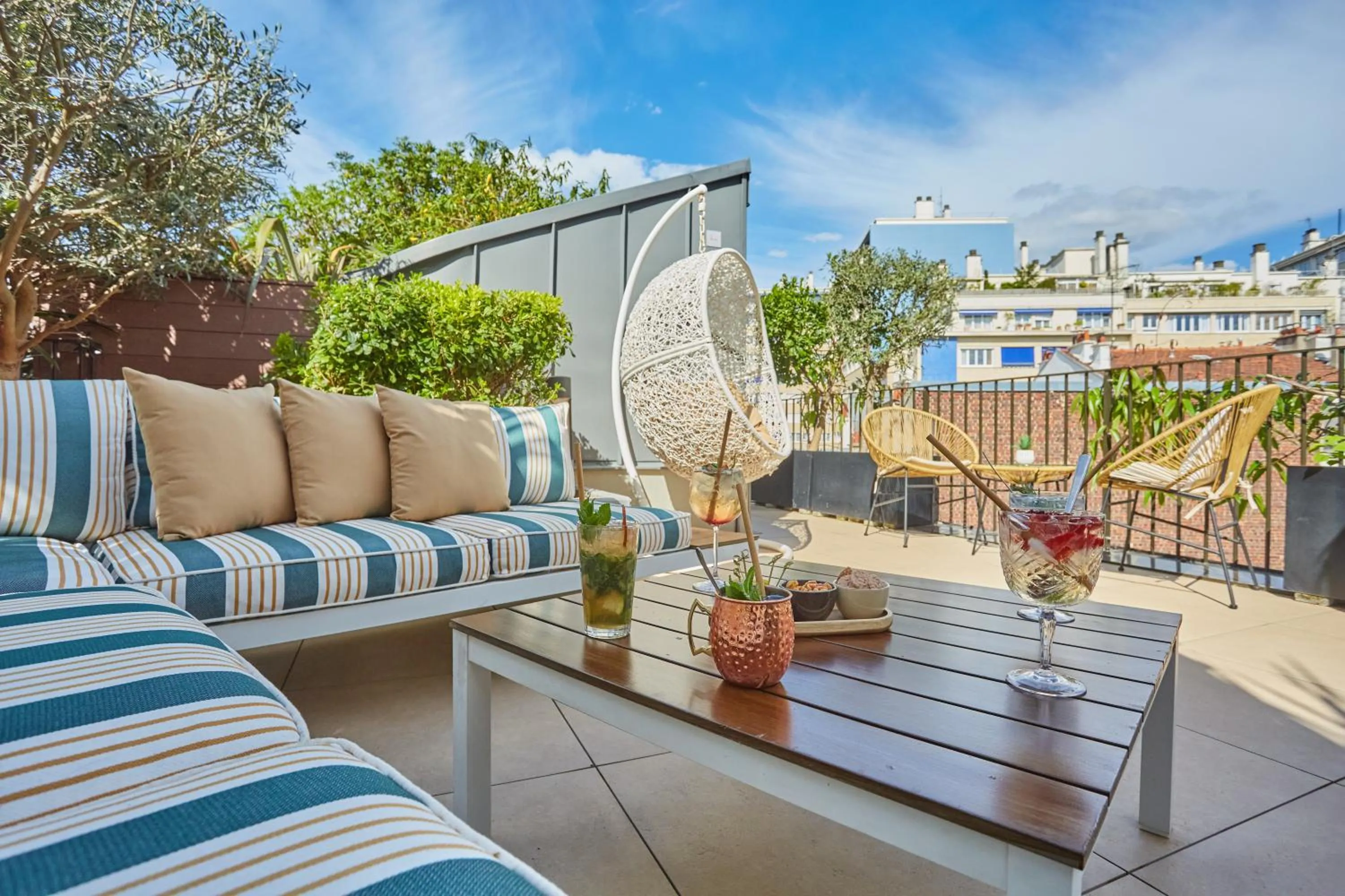 Patio in Jardins de Mademoiselle Hôtel & Spa