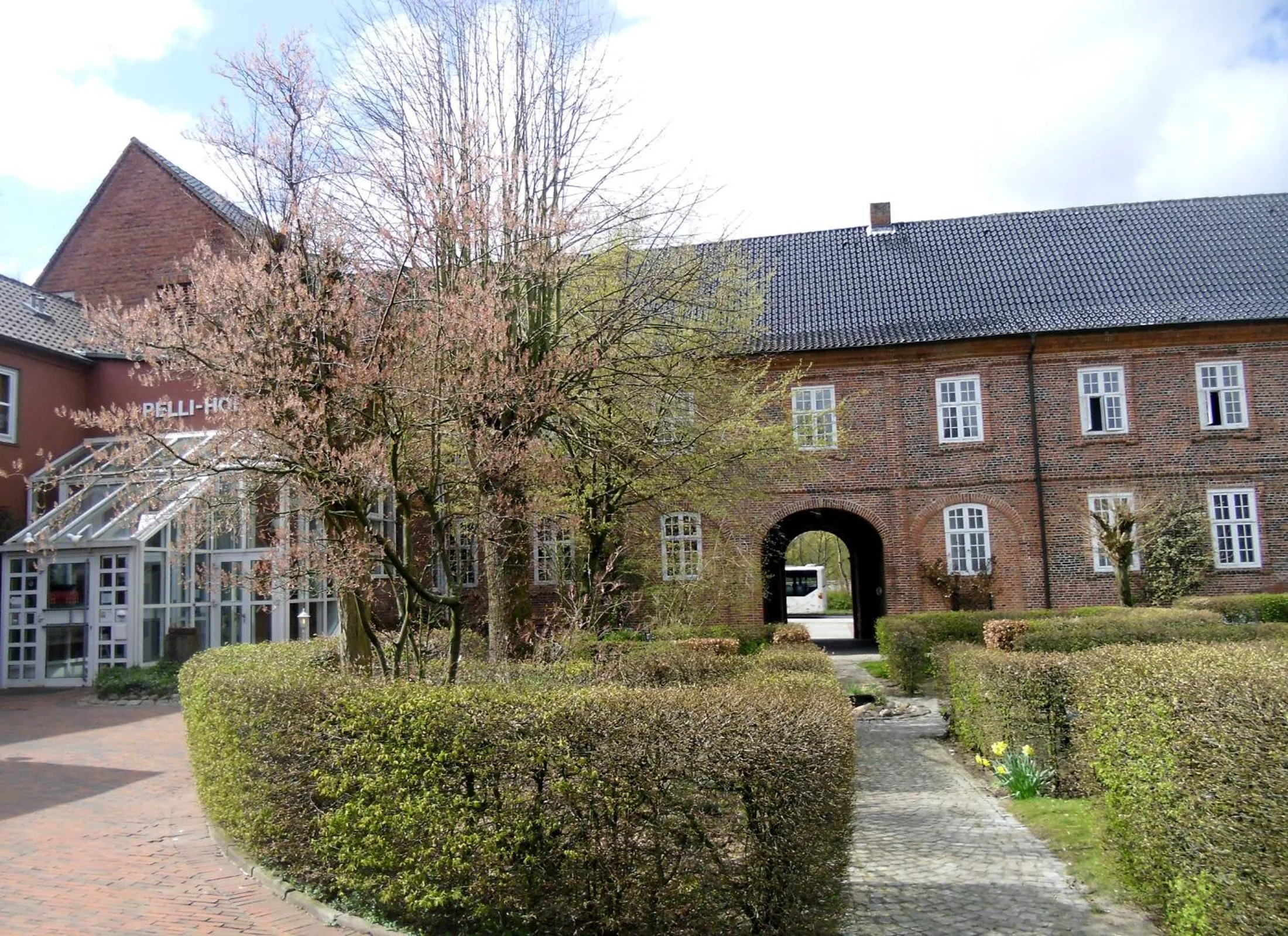 Garden in Hotel Pelli Hof Rendsburg by Tulip Inn