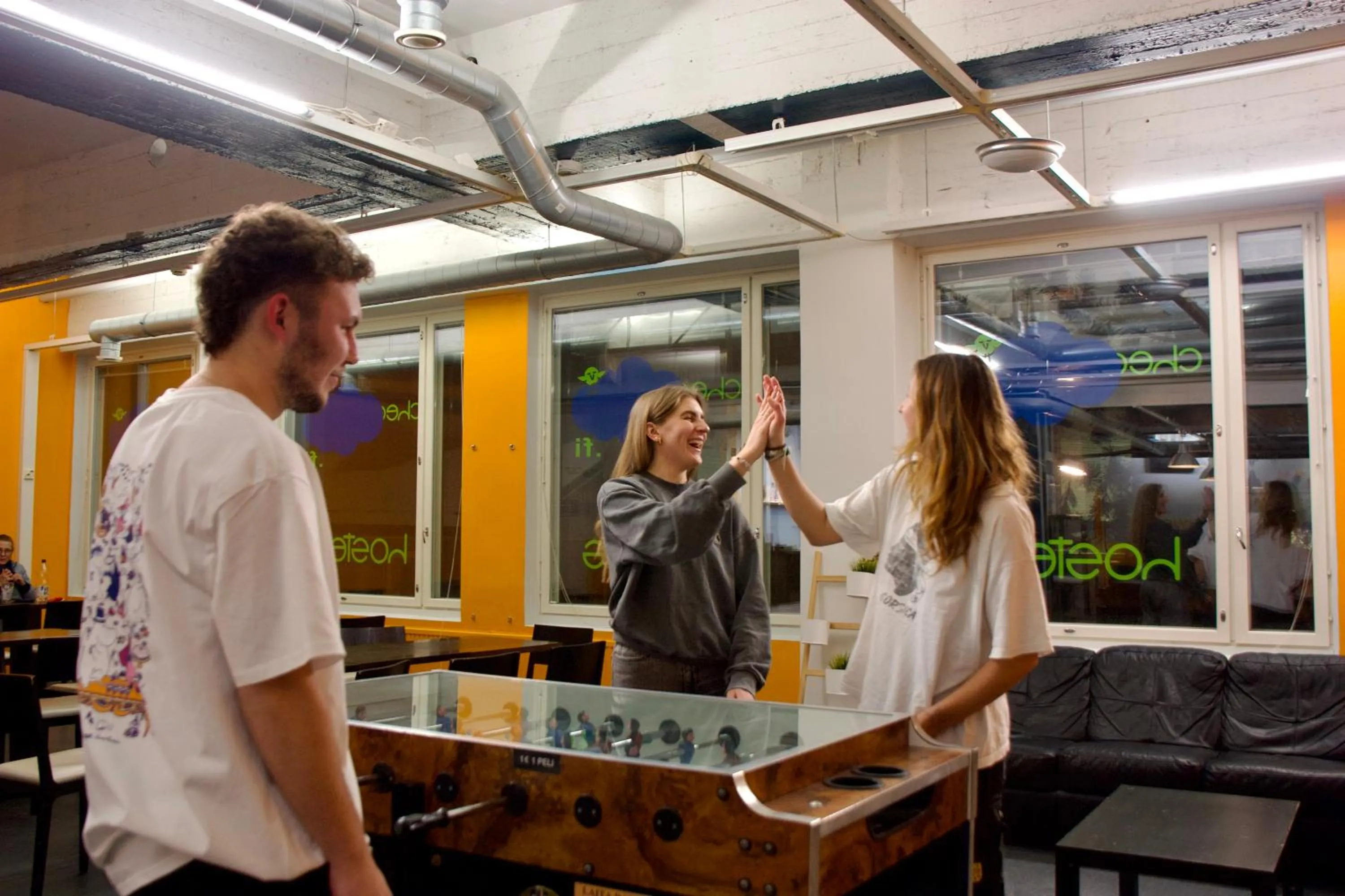 Game Room in CheapSleep Hostel Helsinki