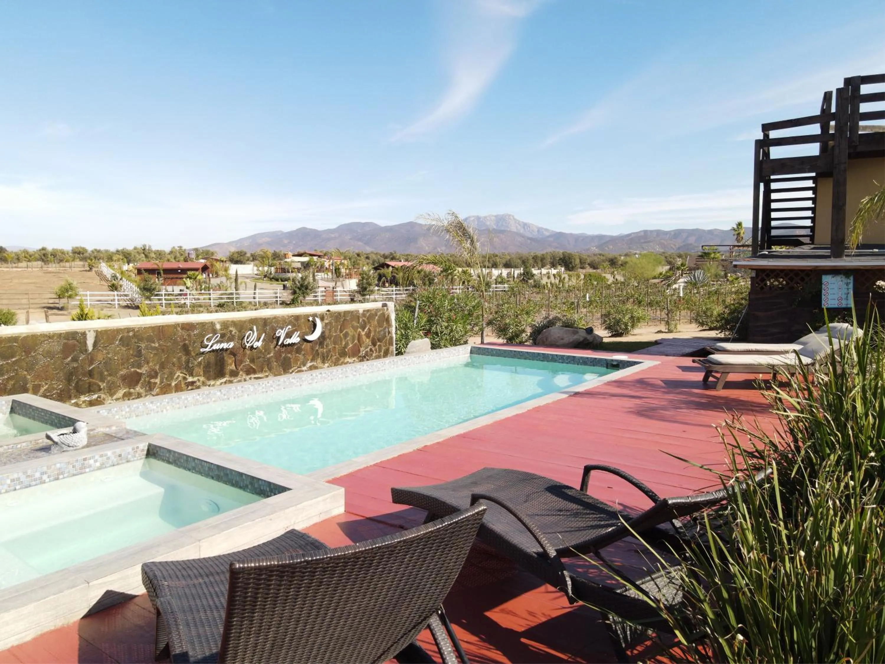Garden view in Luna Del Valle