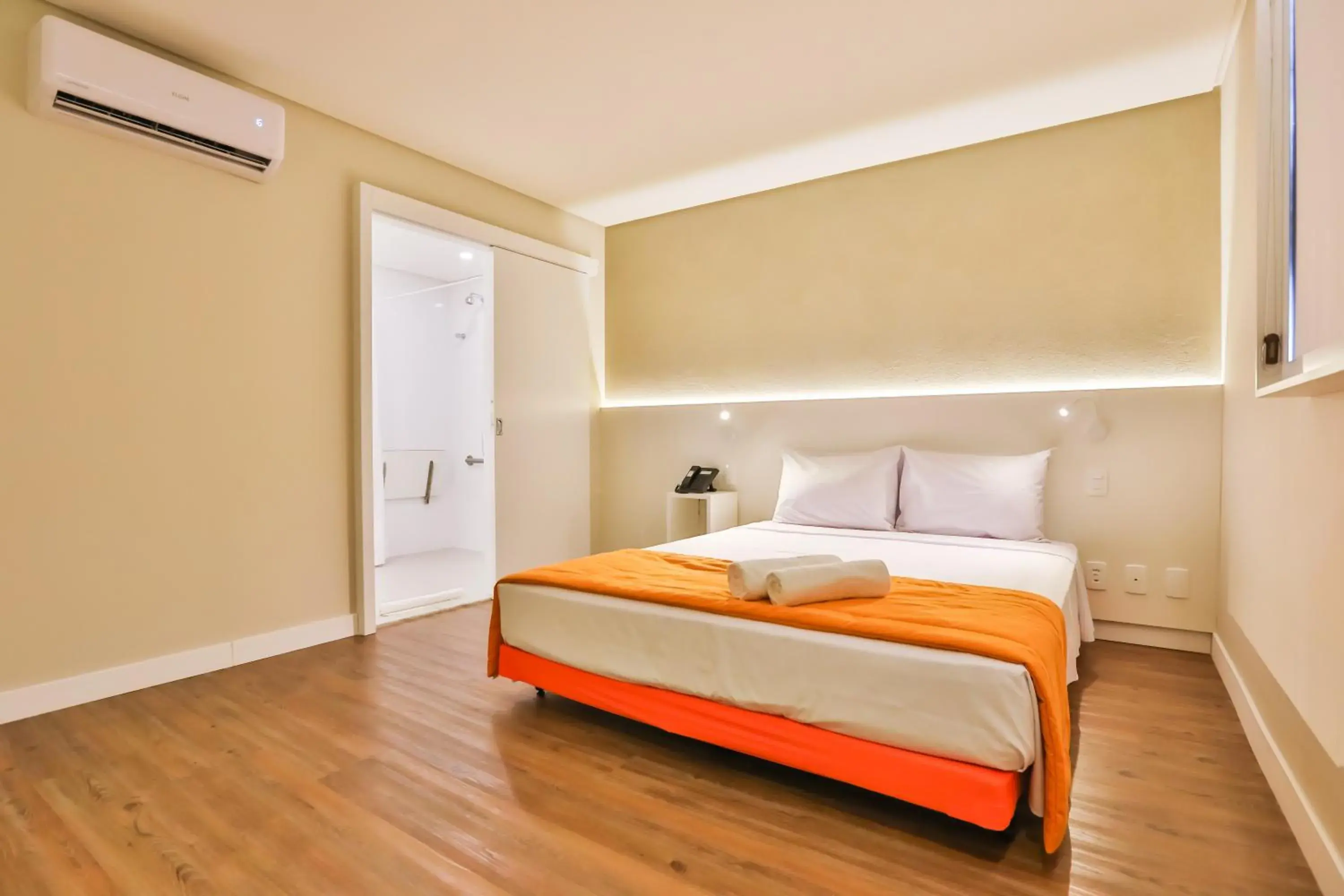 Bed in Go Inn Serra Bed in Go Inn Serra