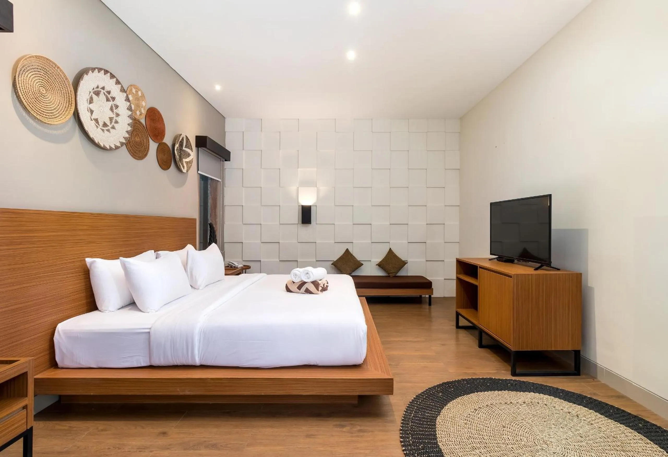 Bed in Annupuri Villas Bali