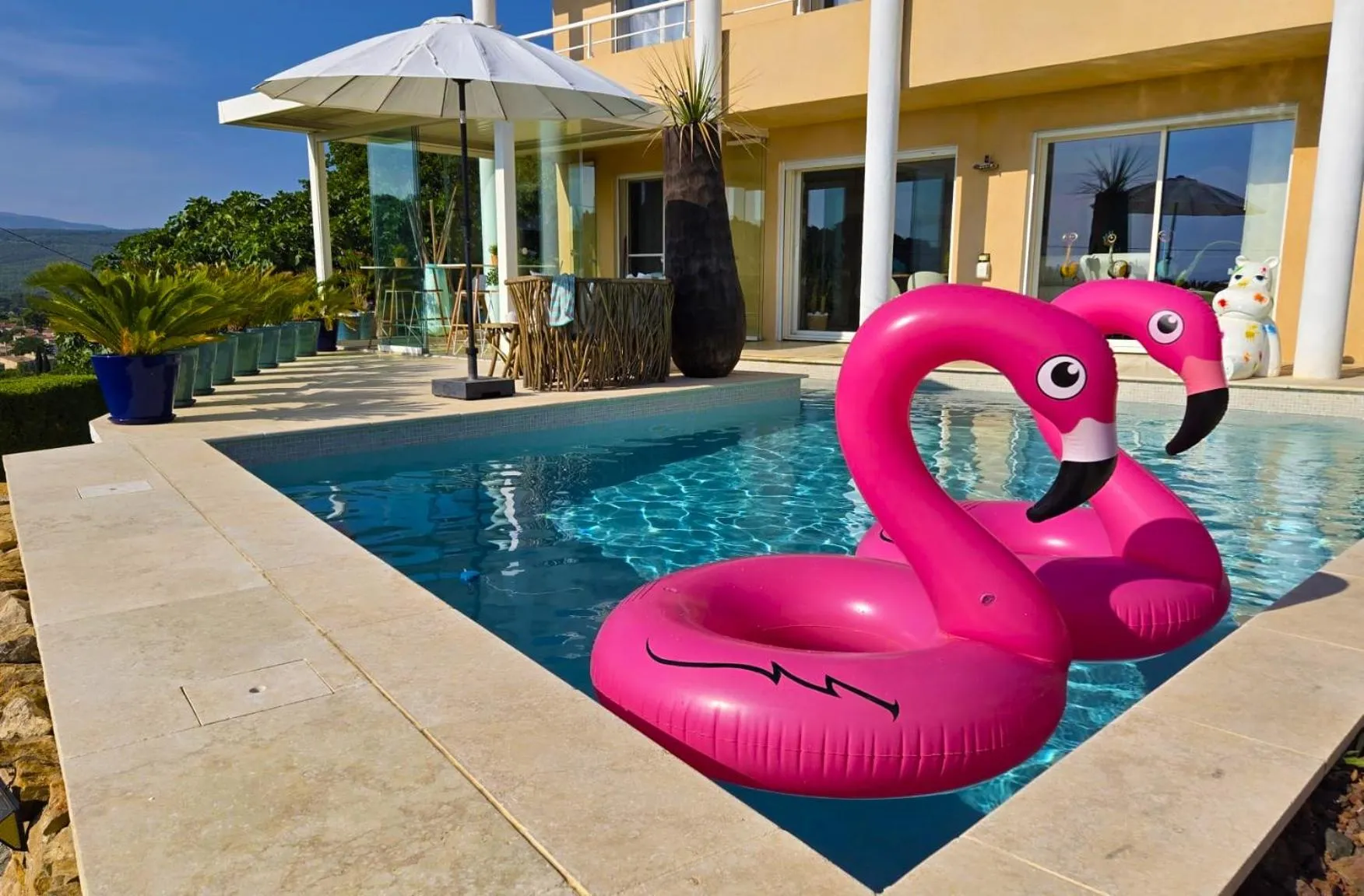 Natural landscape in Le Nid Bleu