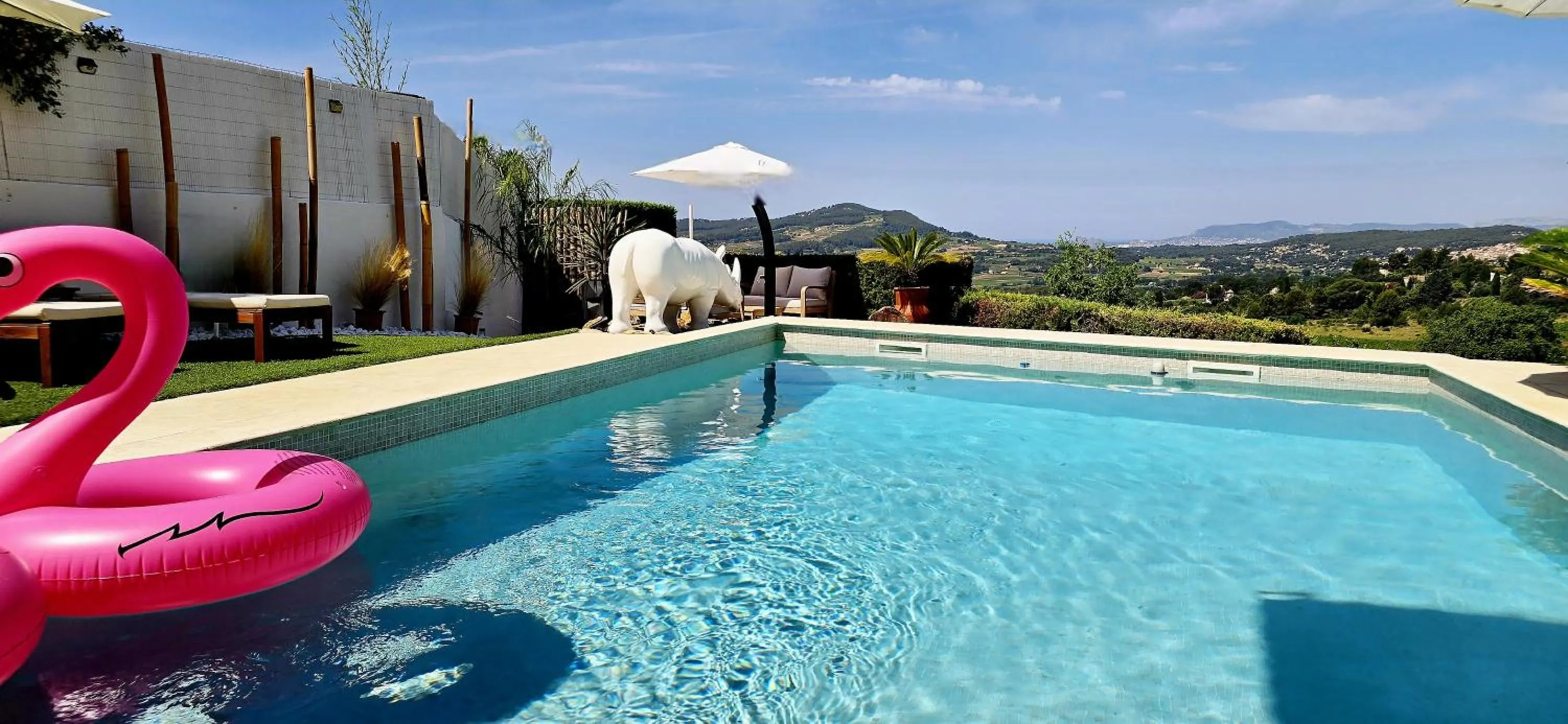 Natural landscape in Le Nid Bleu