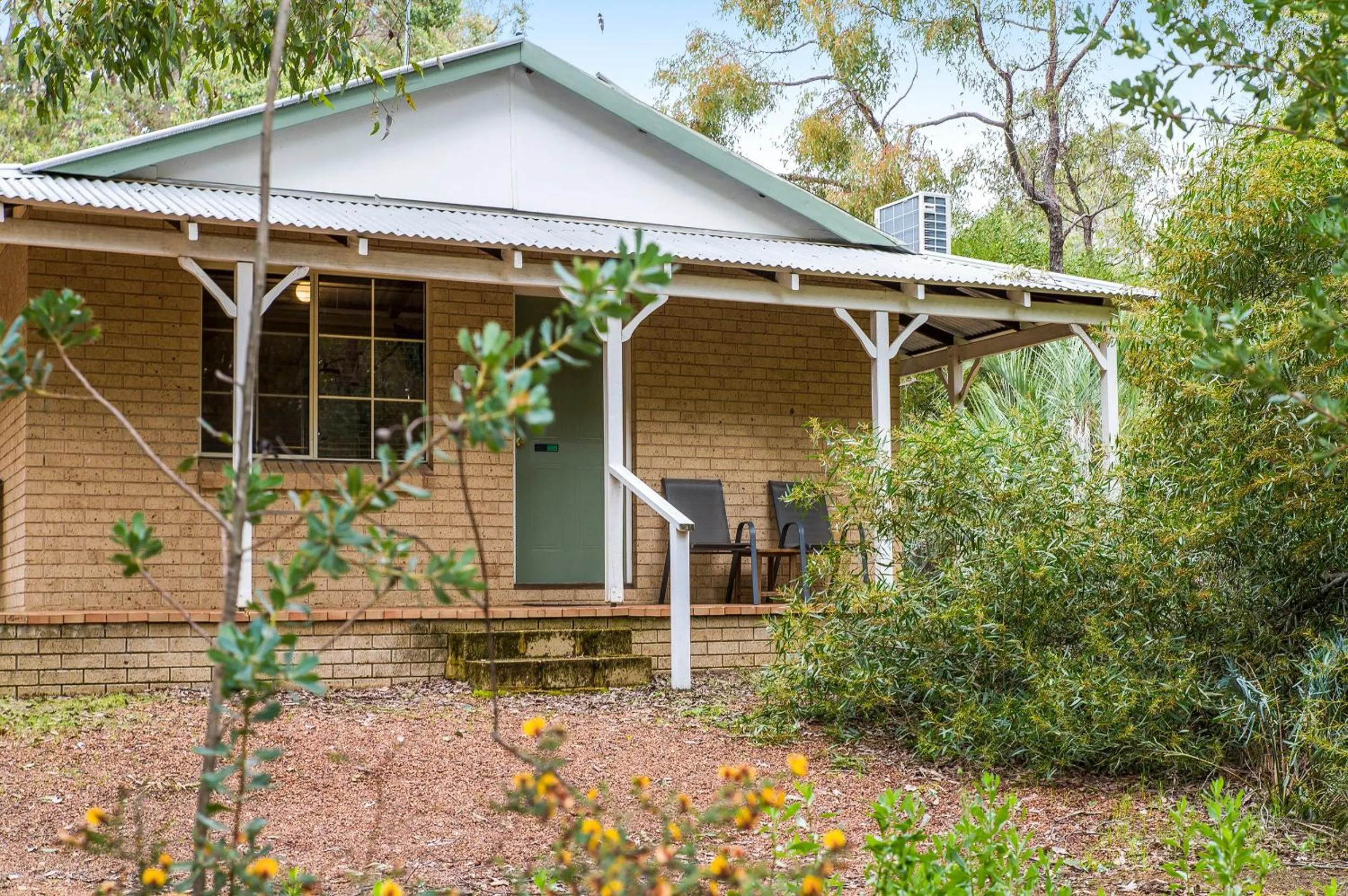 Patio in Travellers Rest Motel
