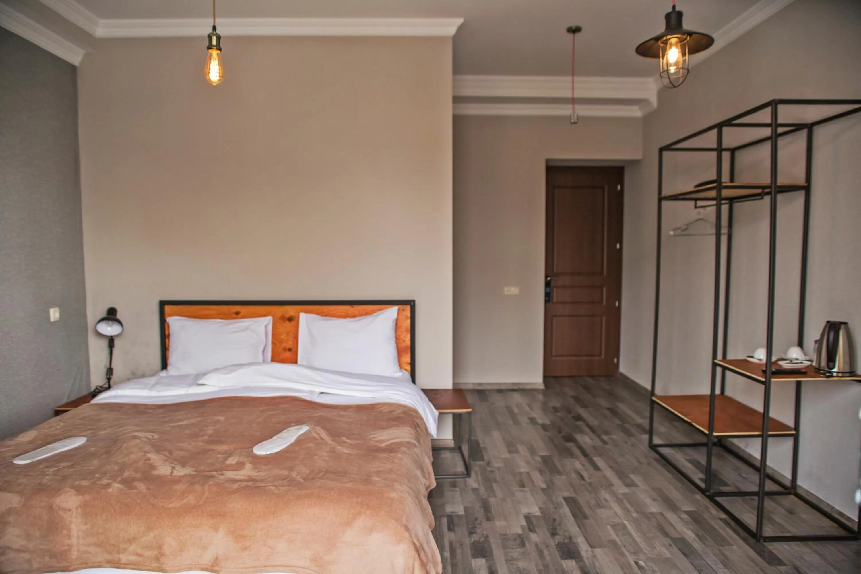 Bed in Chemodann Kazbegi