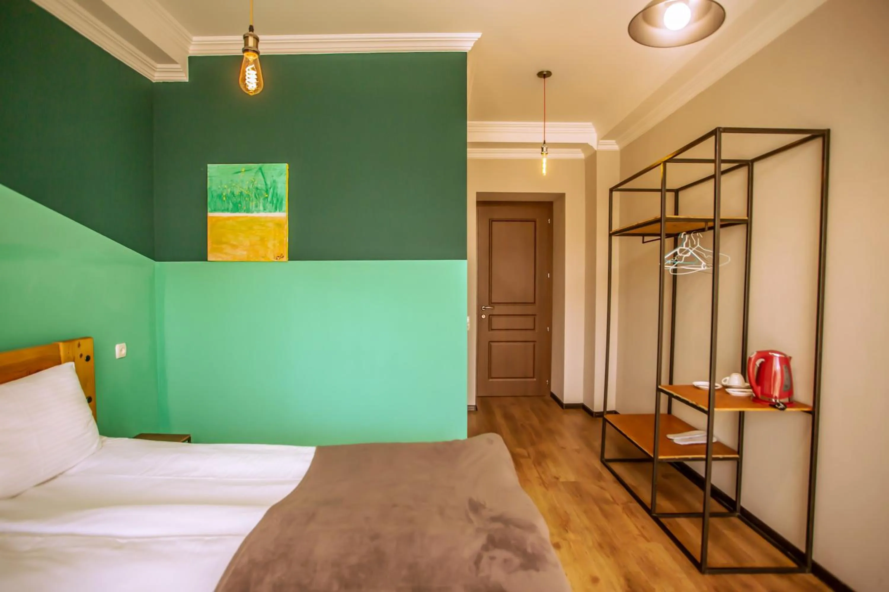 Bed in Chemodann Kazbegi