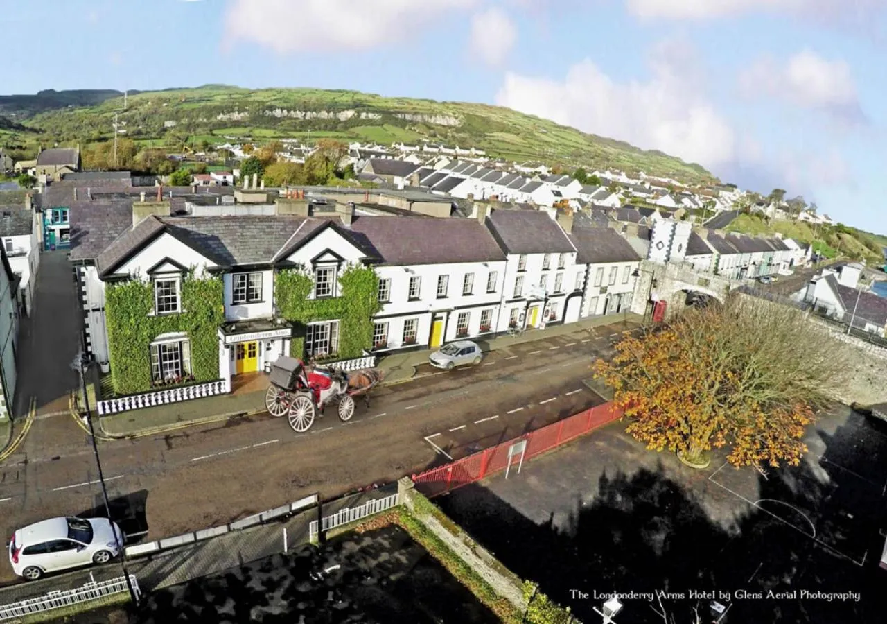 Bird's eye view in Londonderry Arms Hotel