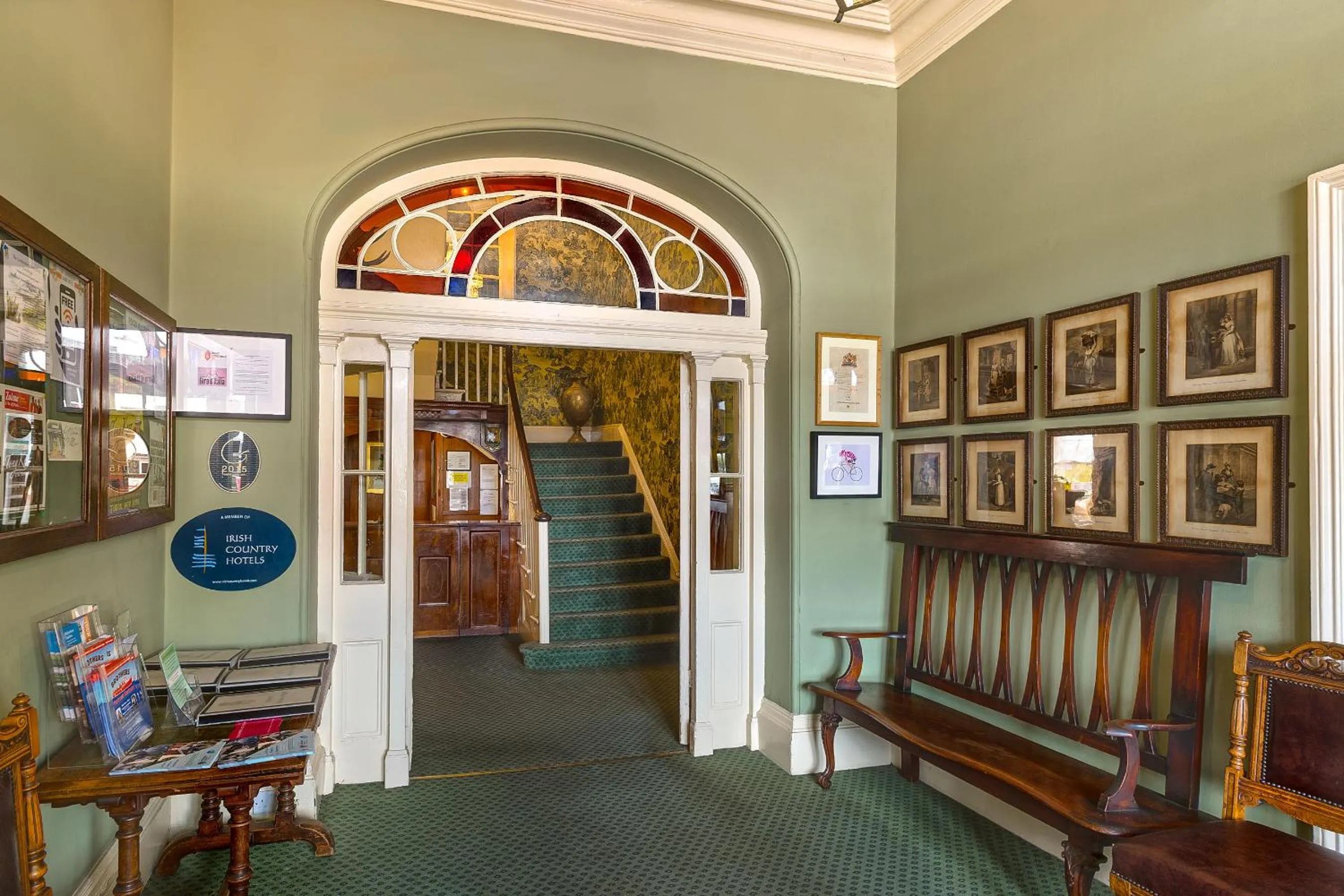 Lobby or reception in Londonderry Arms Hotel