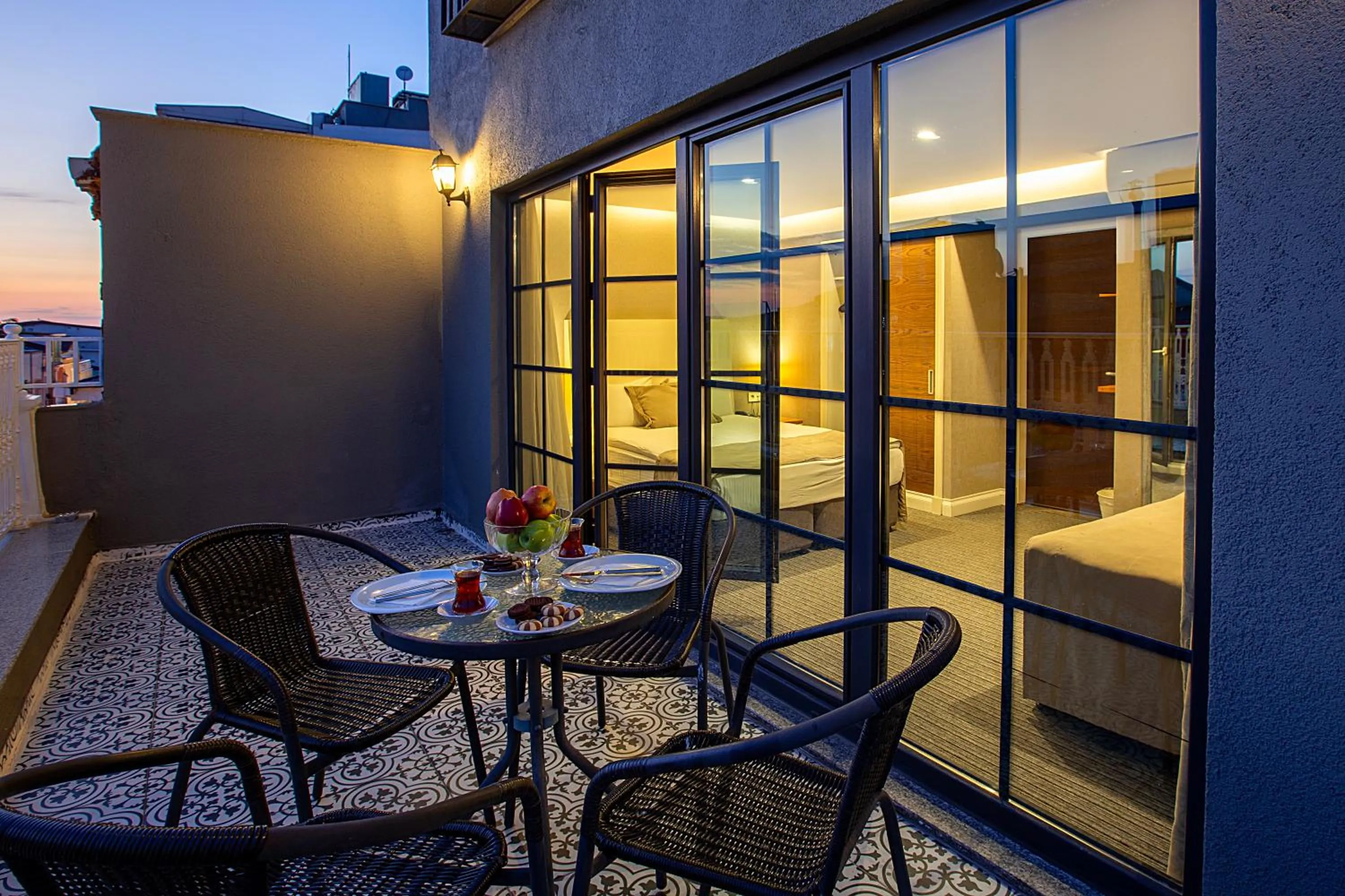 Balcony/Terrace in Aston Hotel Taksim
