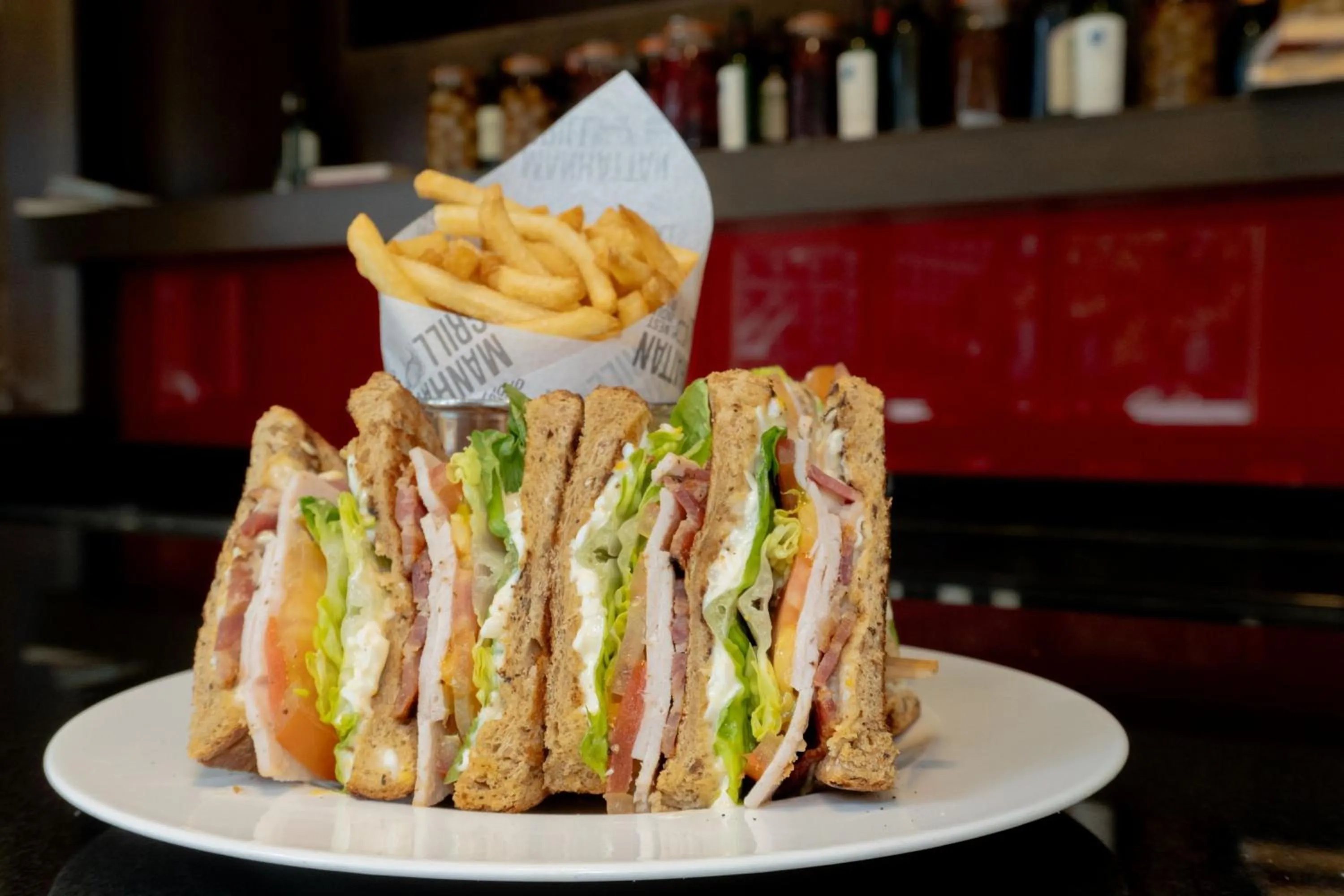 Restaurant/places to eat in London Marriott Hotel Canary Wharf