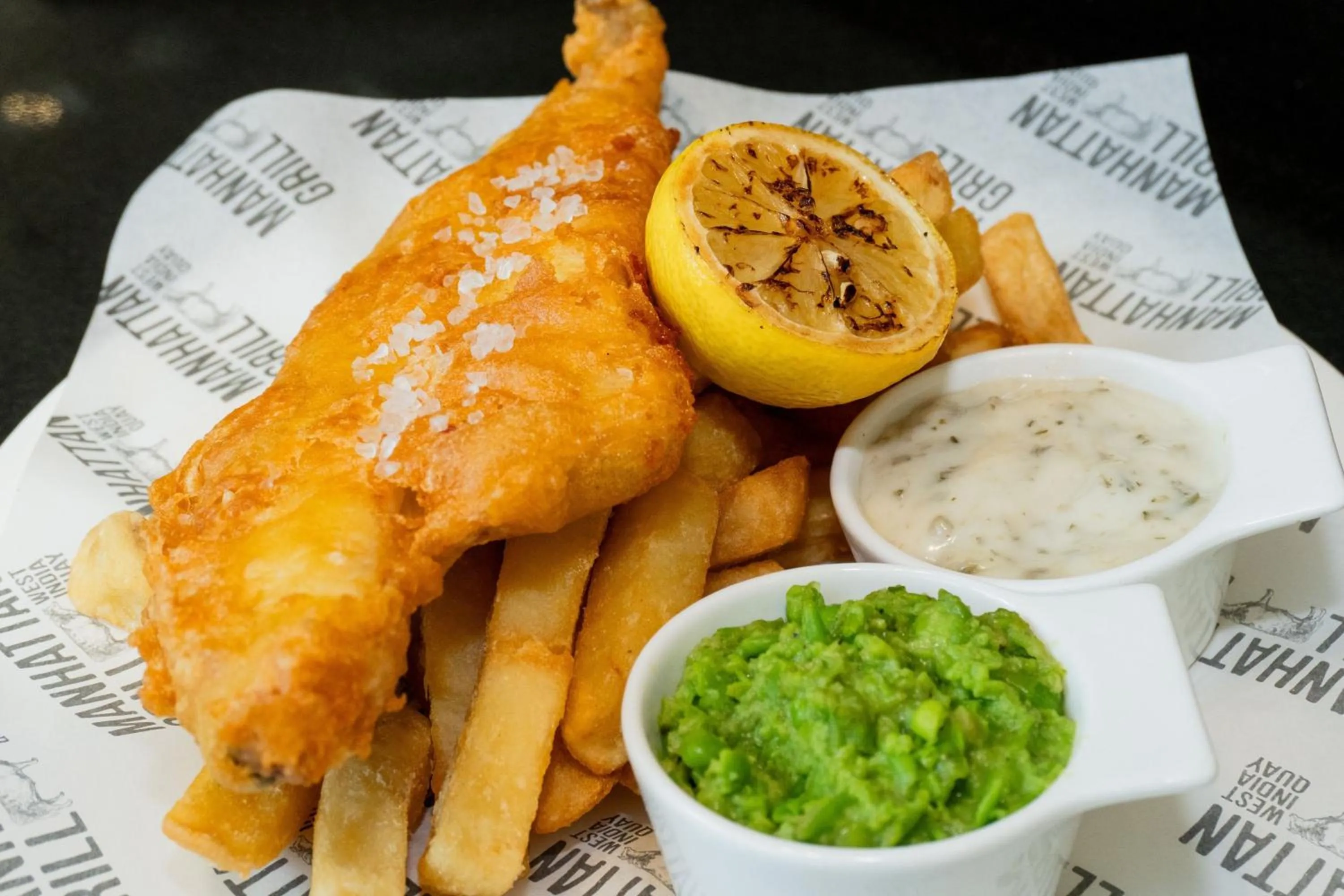 Restaurant/places to eat in London Marriott Hotel Canary Wharf