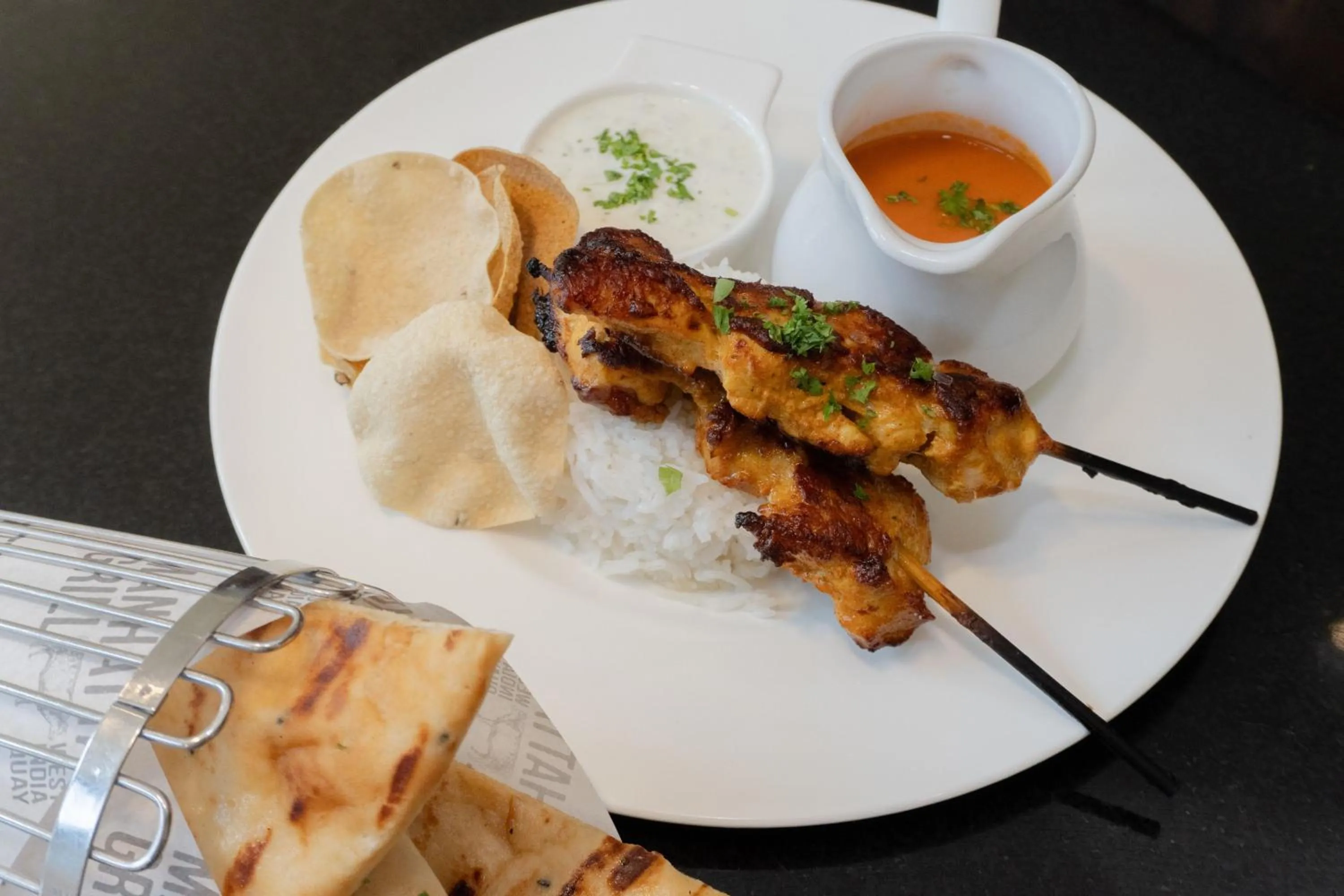 Restaurant/places to eat in London Marriott Hotel Canary Wharf