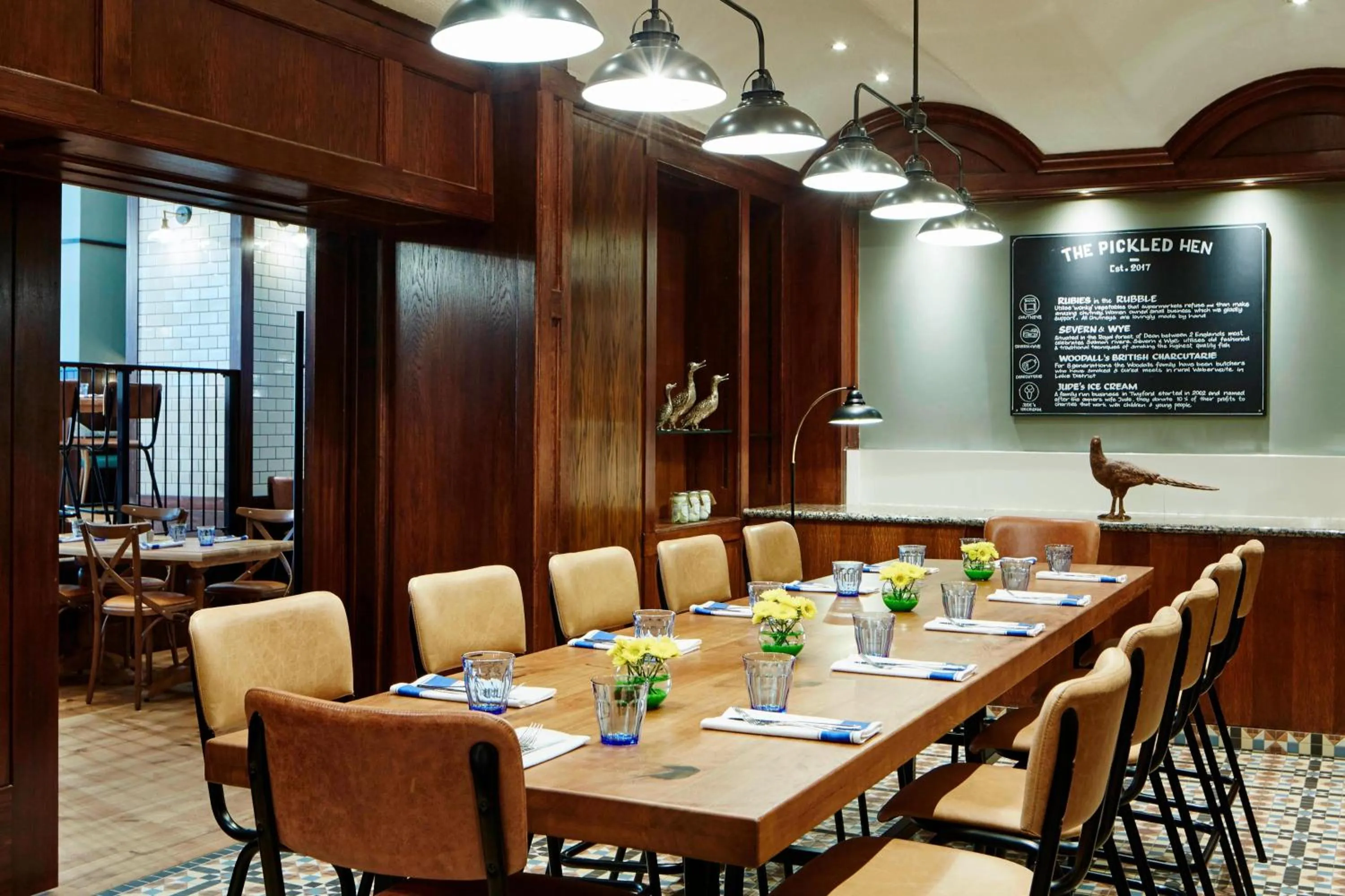 Restaurant/places to eat in London Marriott Hotel Marble Arch