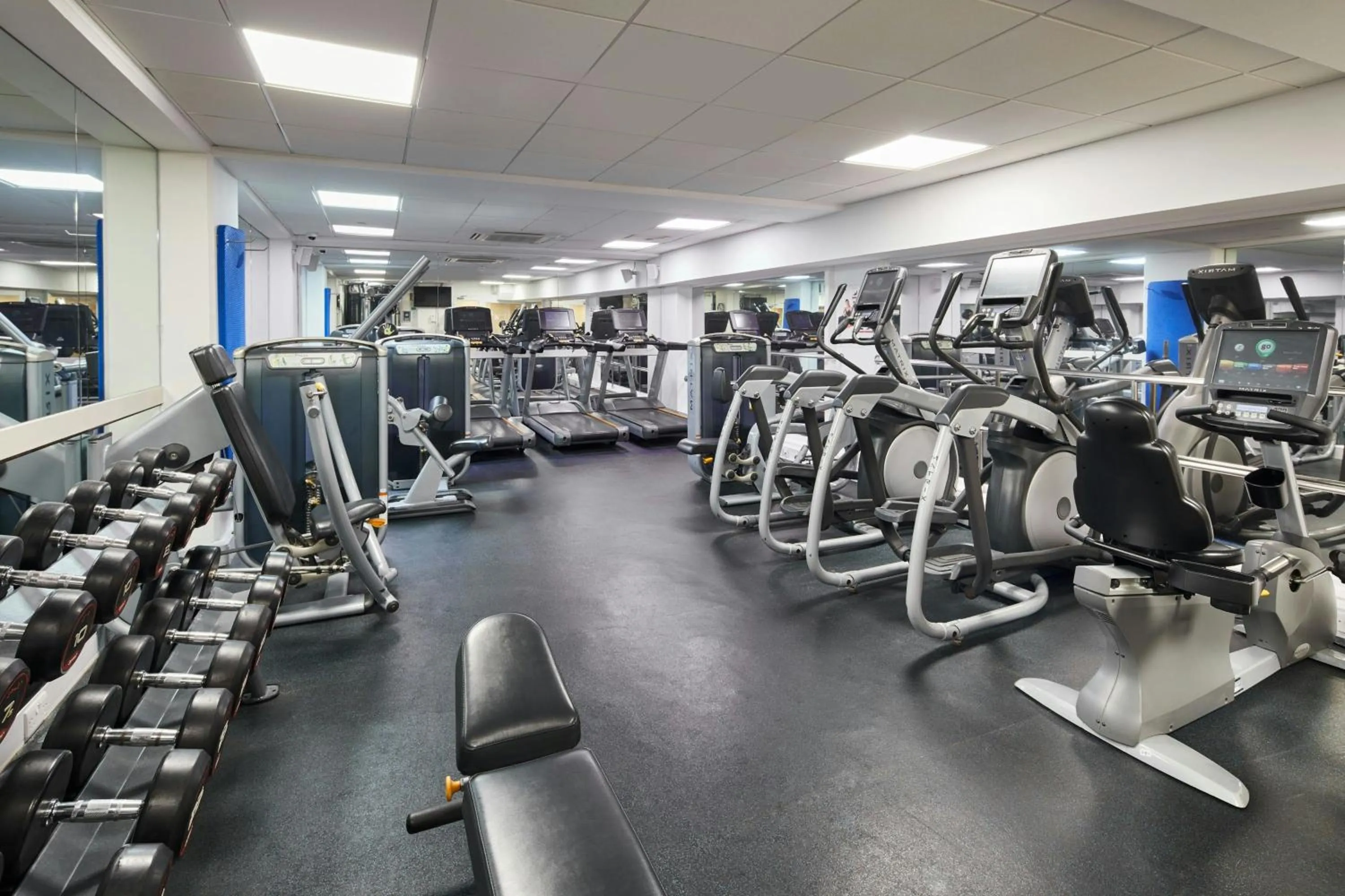 Fitness centre/facilities in London Marriott Hotel Marble Arch