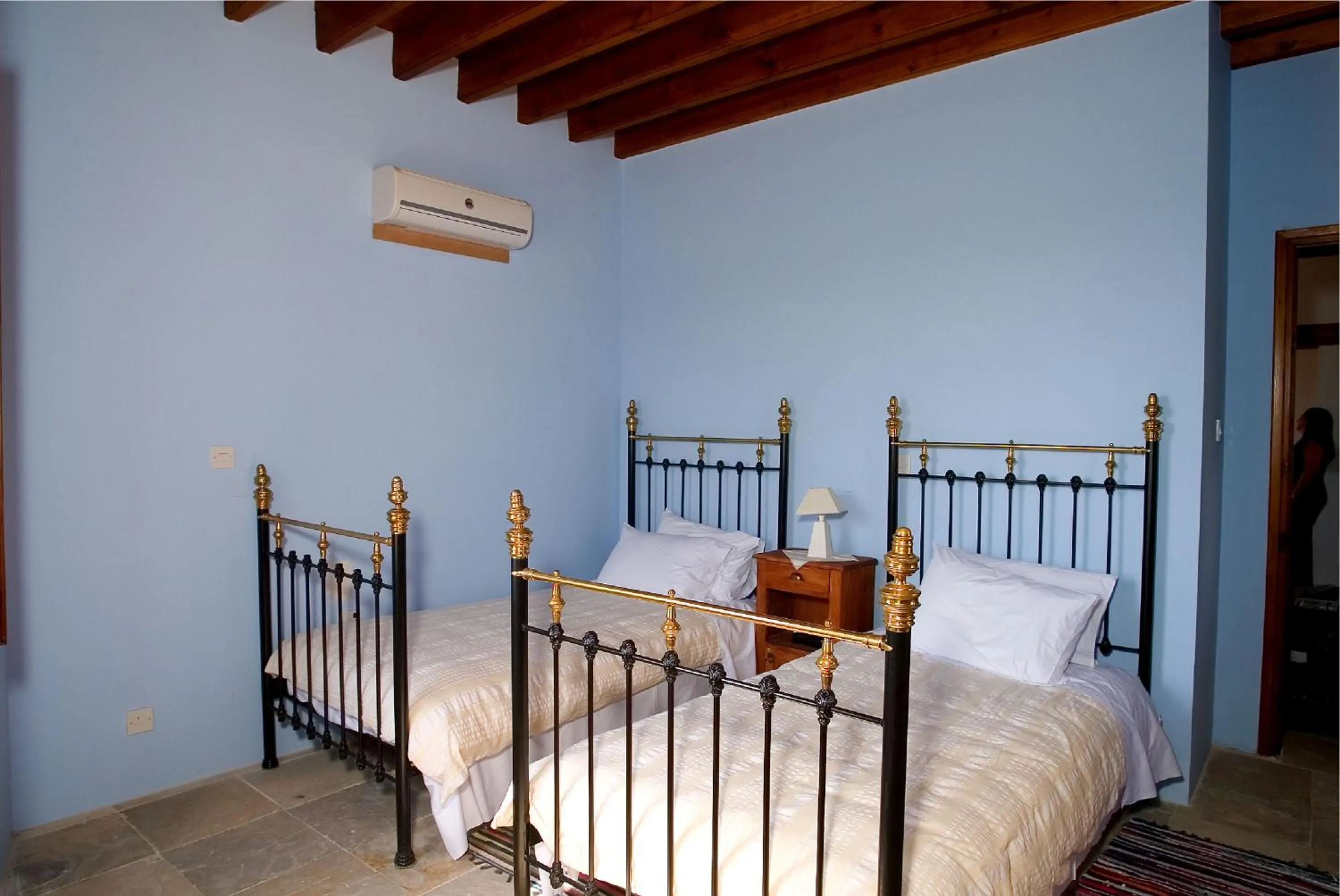 Bed in Porfyrios Country House