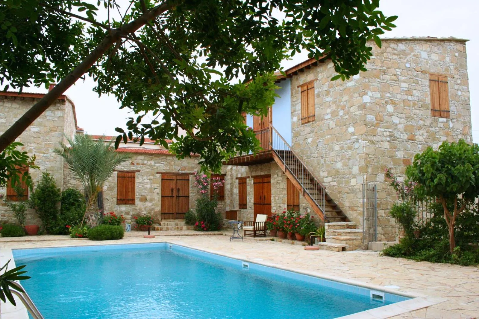 Garden in Porfyrios Country House