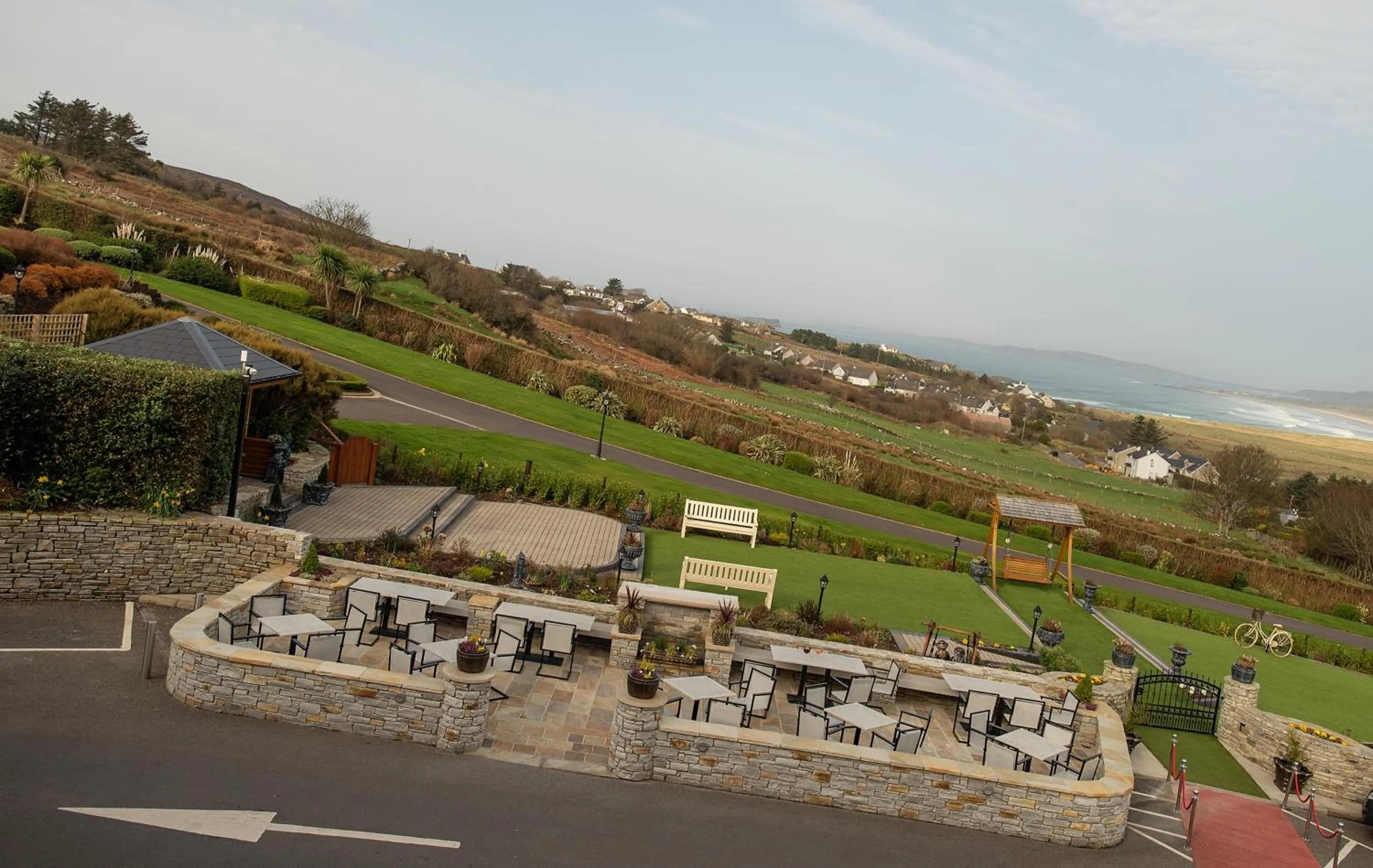 Patio in The Ballyliffin Lodge and Spa