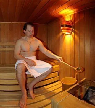 Sauna in Hotel Hubertus