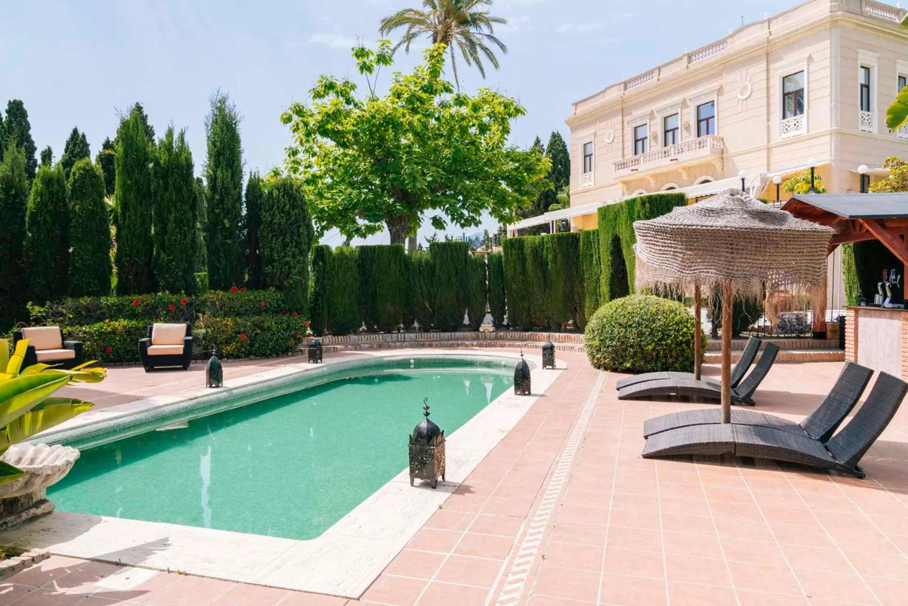 Swimming pool in Casa de los Bates