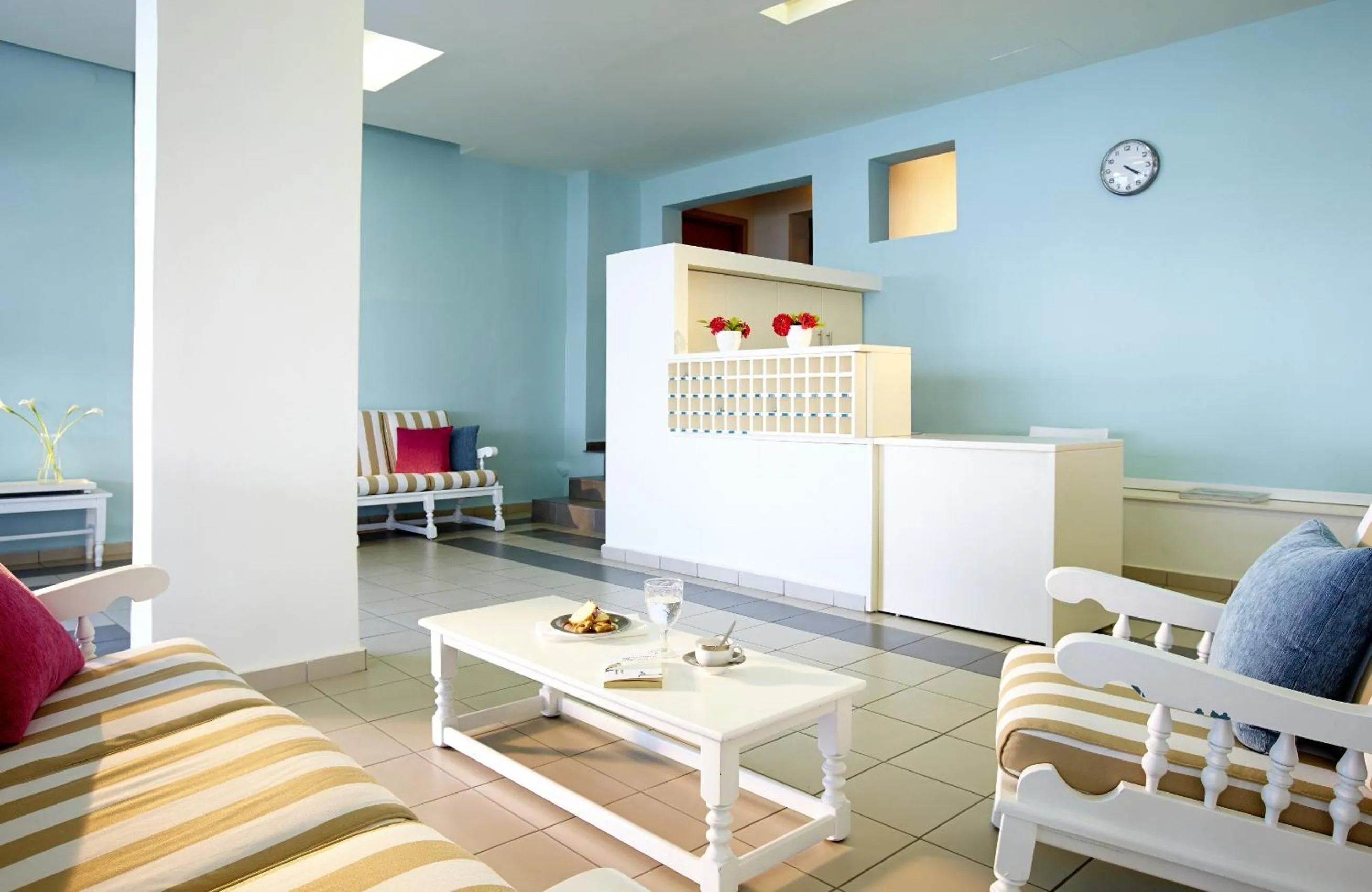 Lobby or reception in Hotel Alkyonis