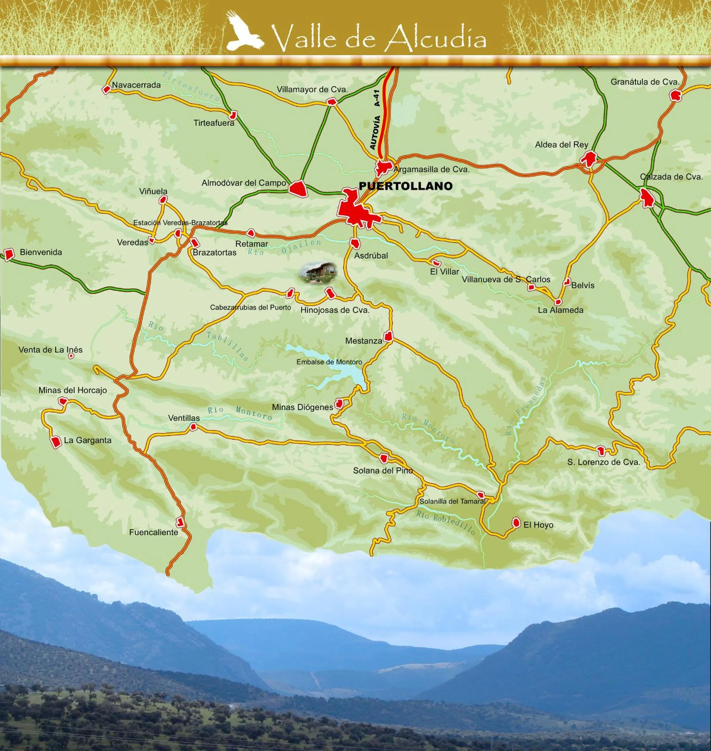 Property logo or sign in Casa del Valle, Lodges