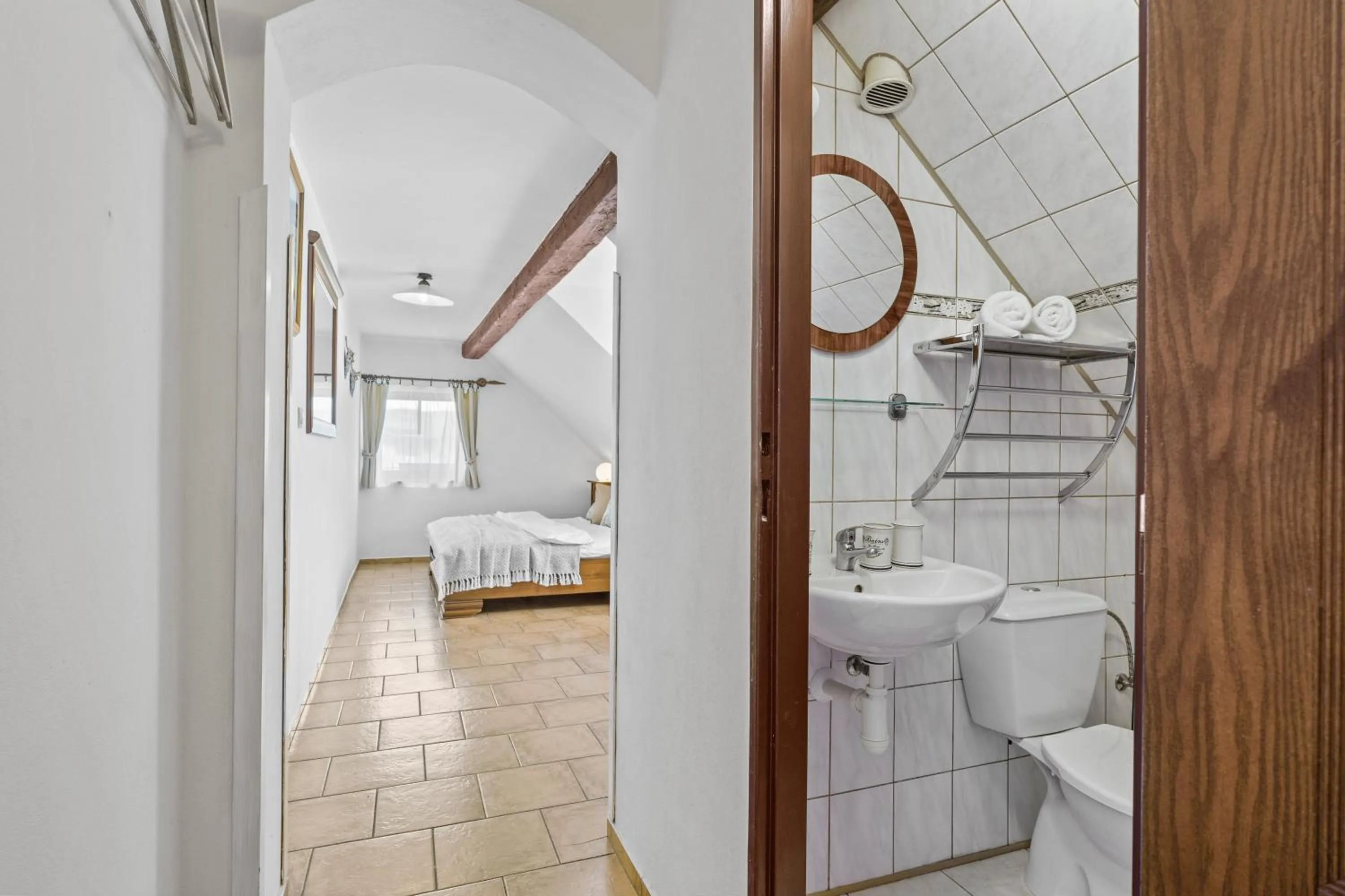 Bathroom in Pension Regina