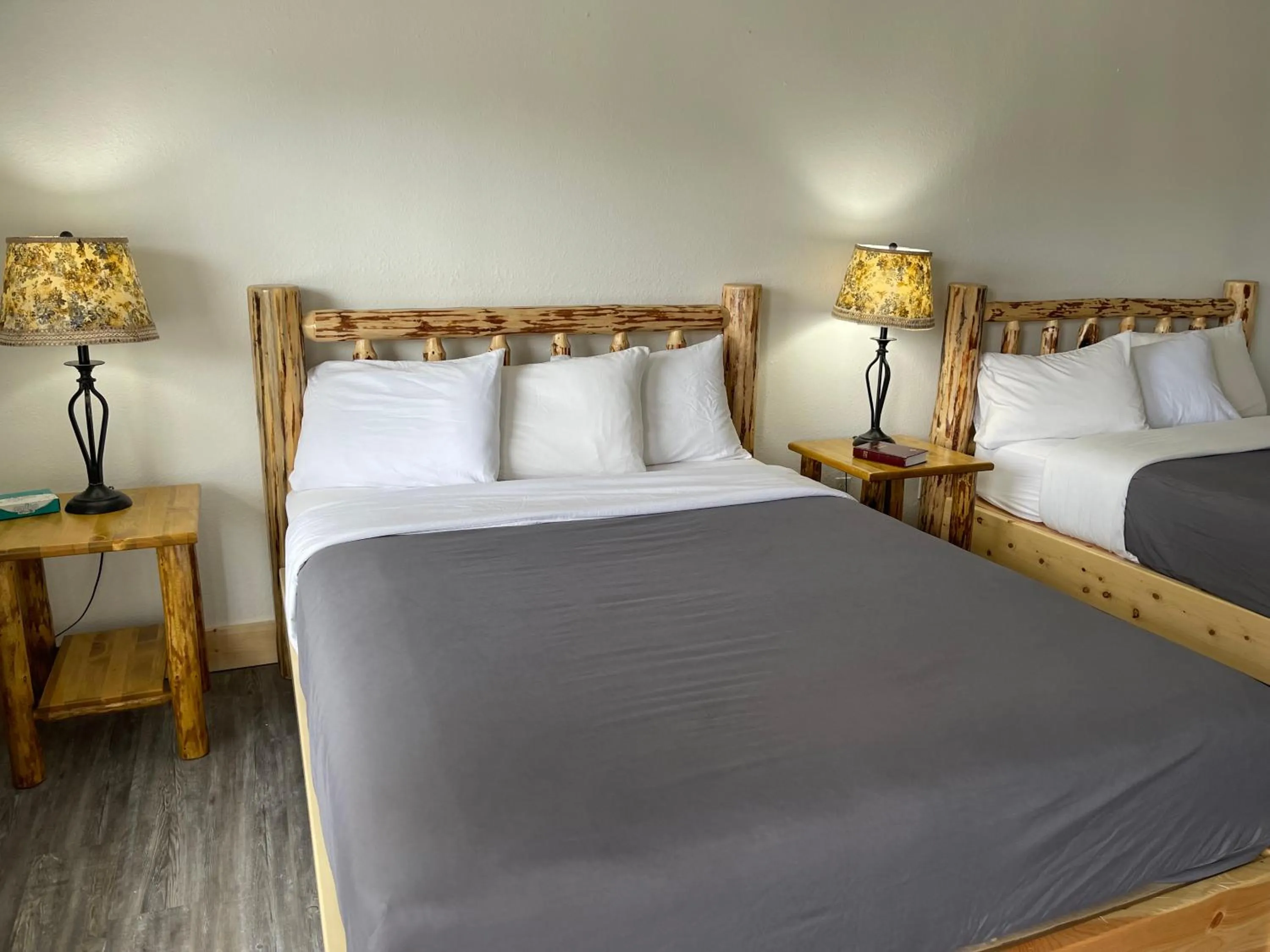 Bed in Kootenai Valley Motel